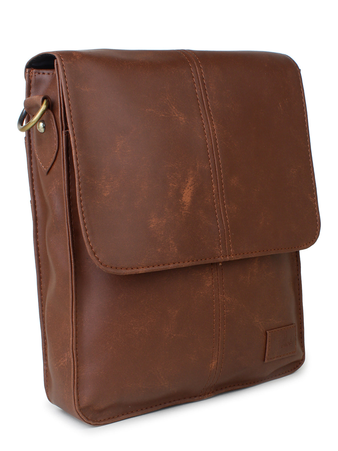 Solid Messenger Bag for men