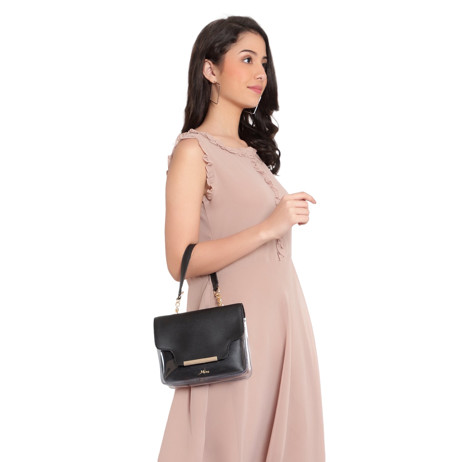 Solid Medium Sling Bag for girl's & women
