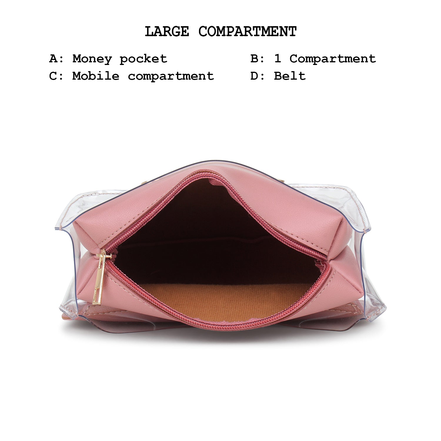 Solid Medium Sling Bag for girl's & women