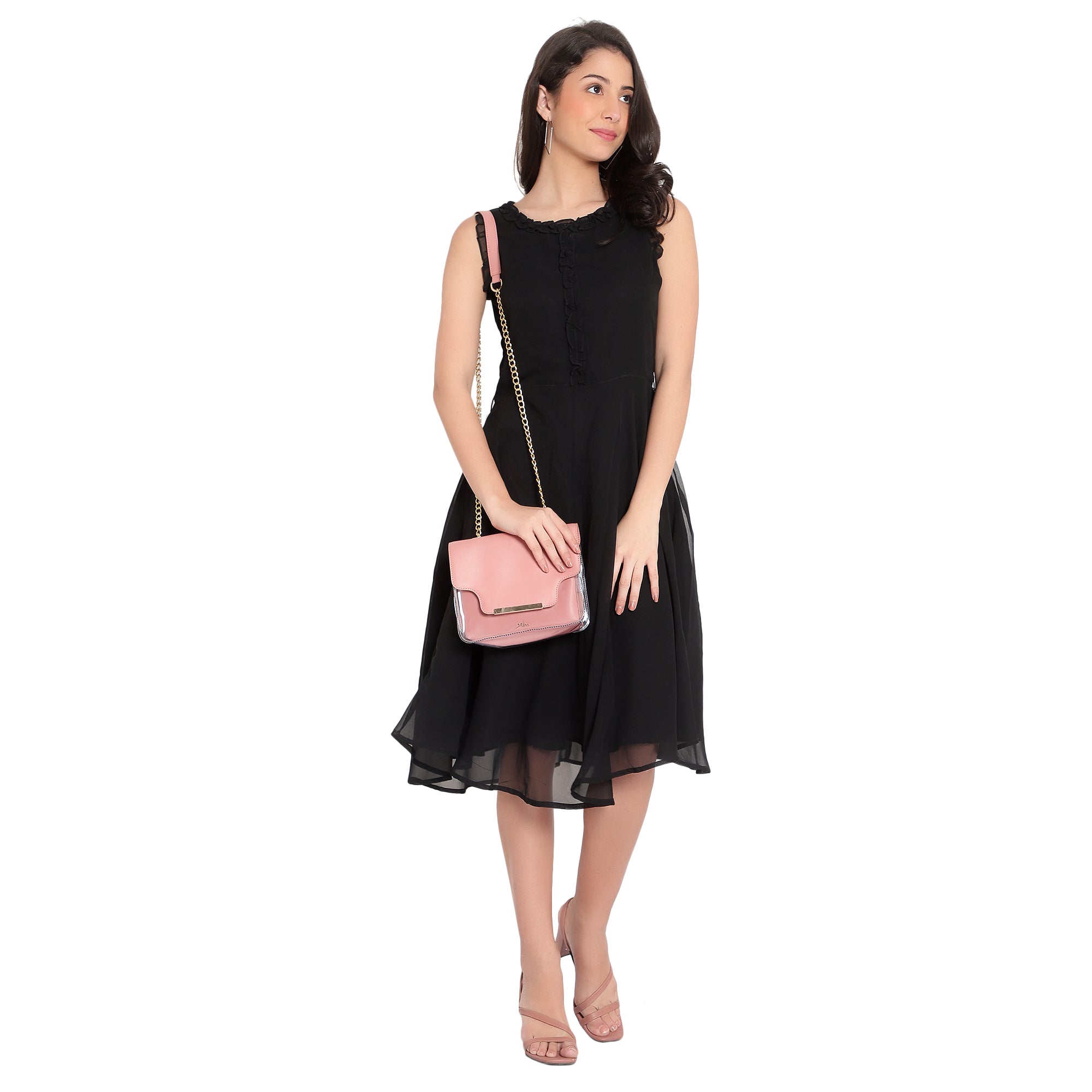 Solid Medium Sling Bag for girl's & women