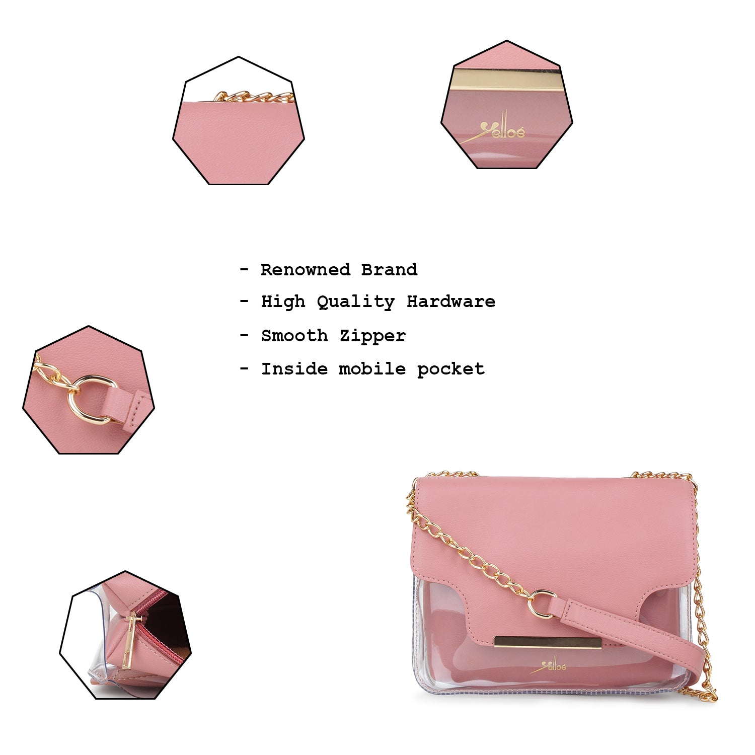 Solid Medium Sling Bag for girl's & women