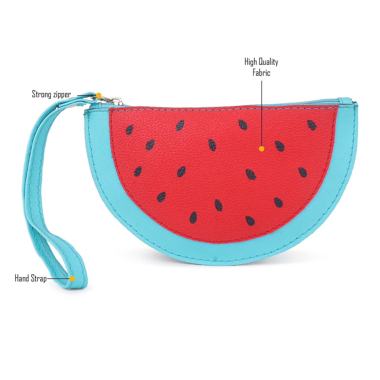 Red watermelon Printed Travel Pouch