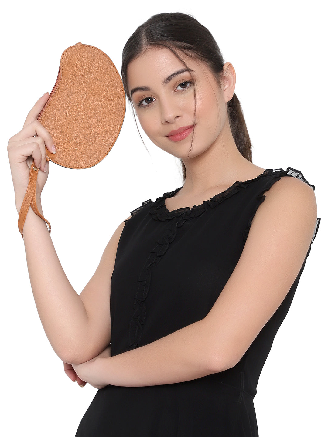 Brown Mango Shape Travel pouch