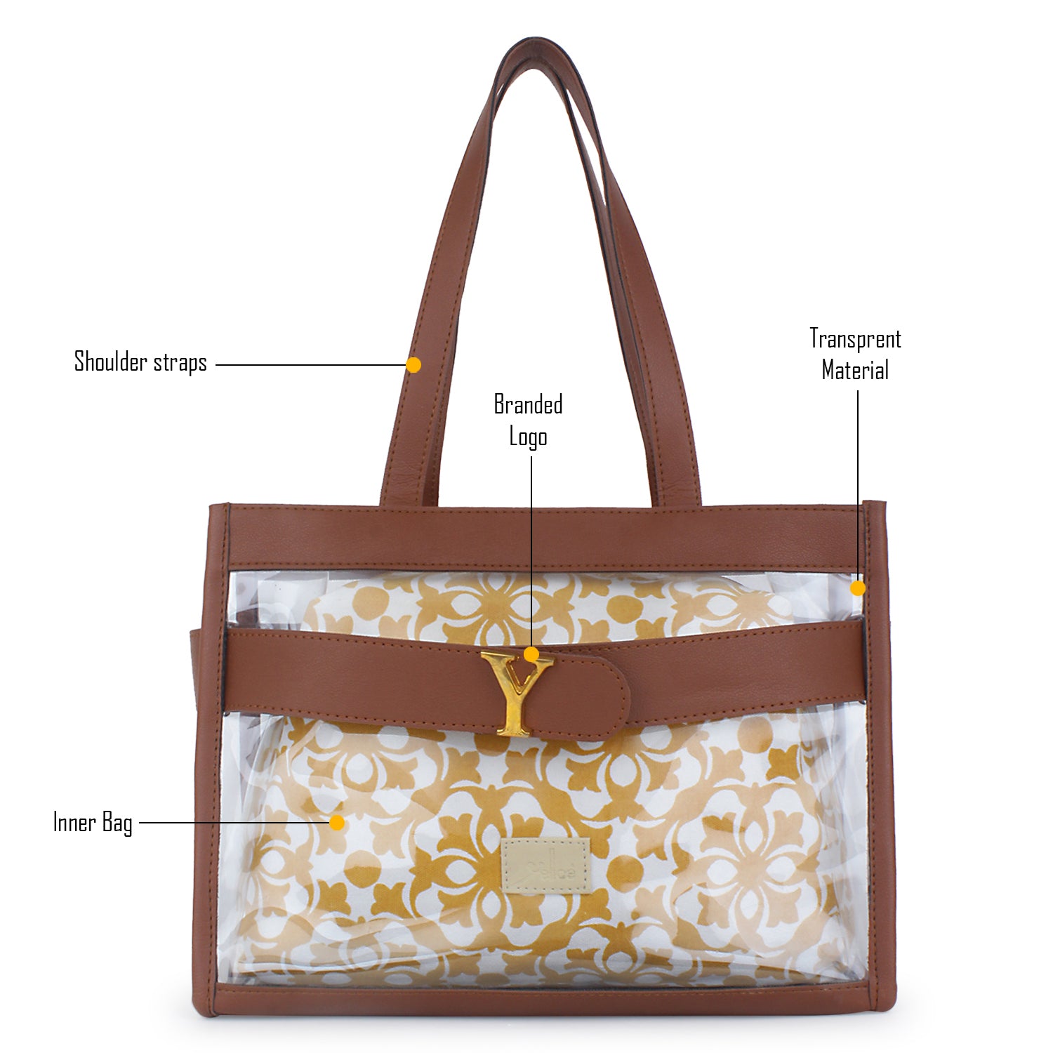 Brown Shoulder Handbag