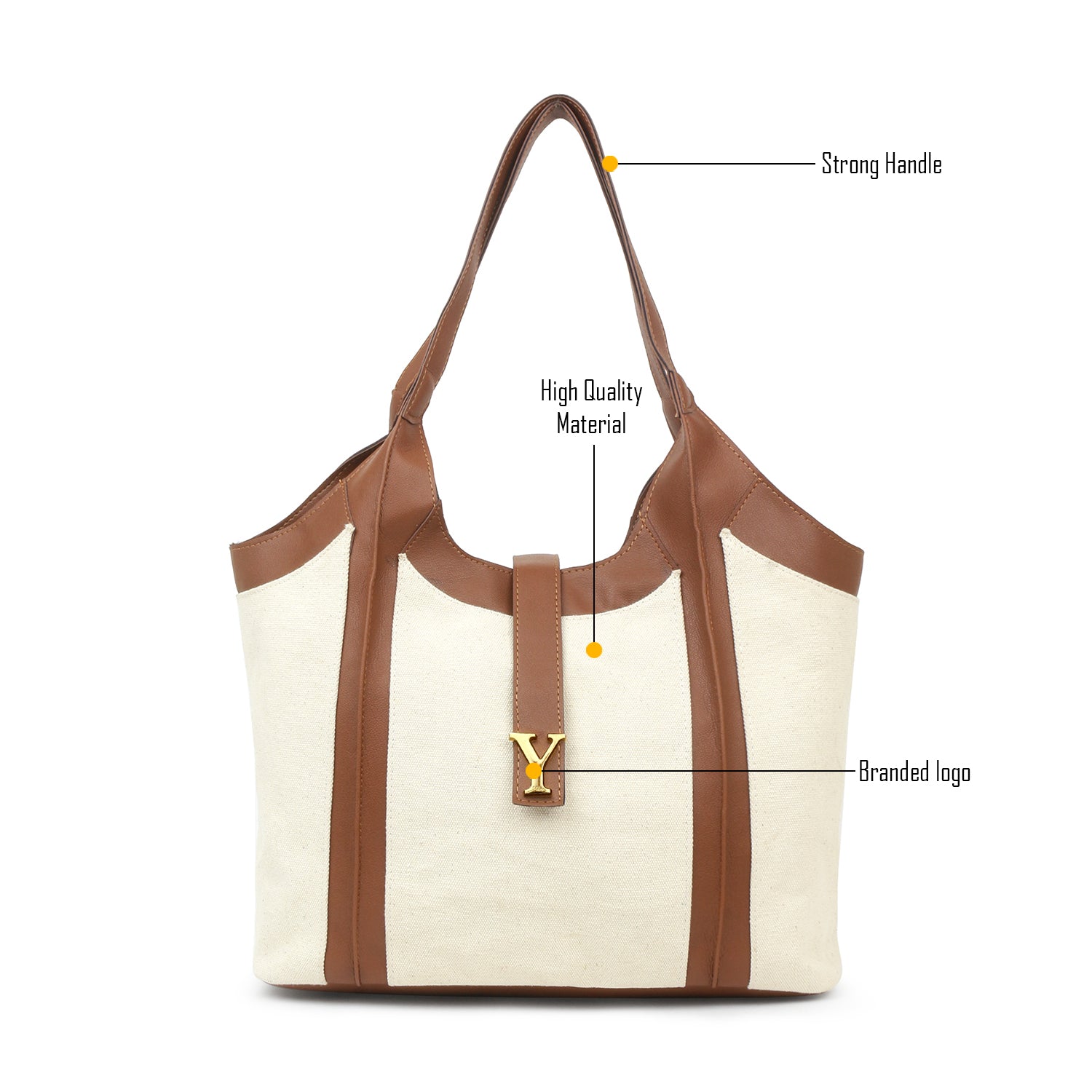 Canvas Offwhite Tote Bag