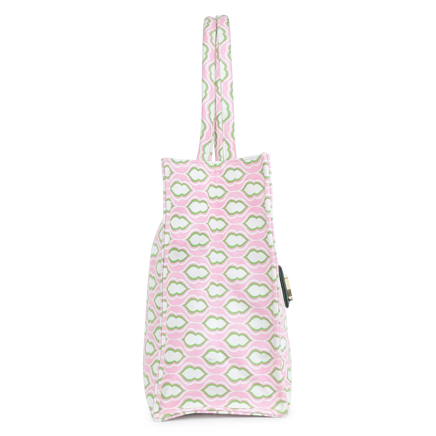 Oversized Pink Printed Tote Bag