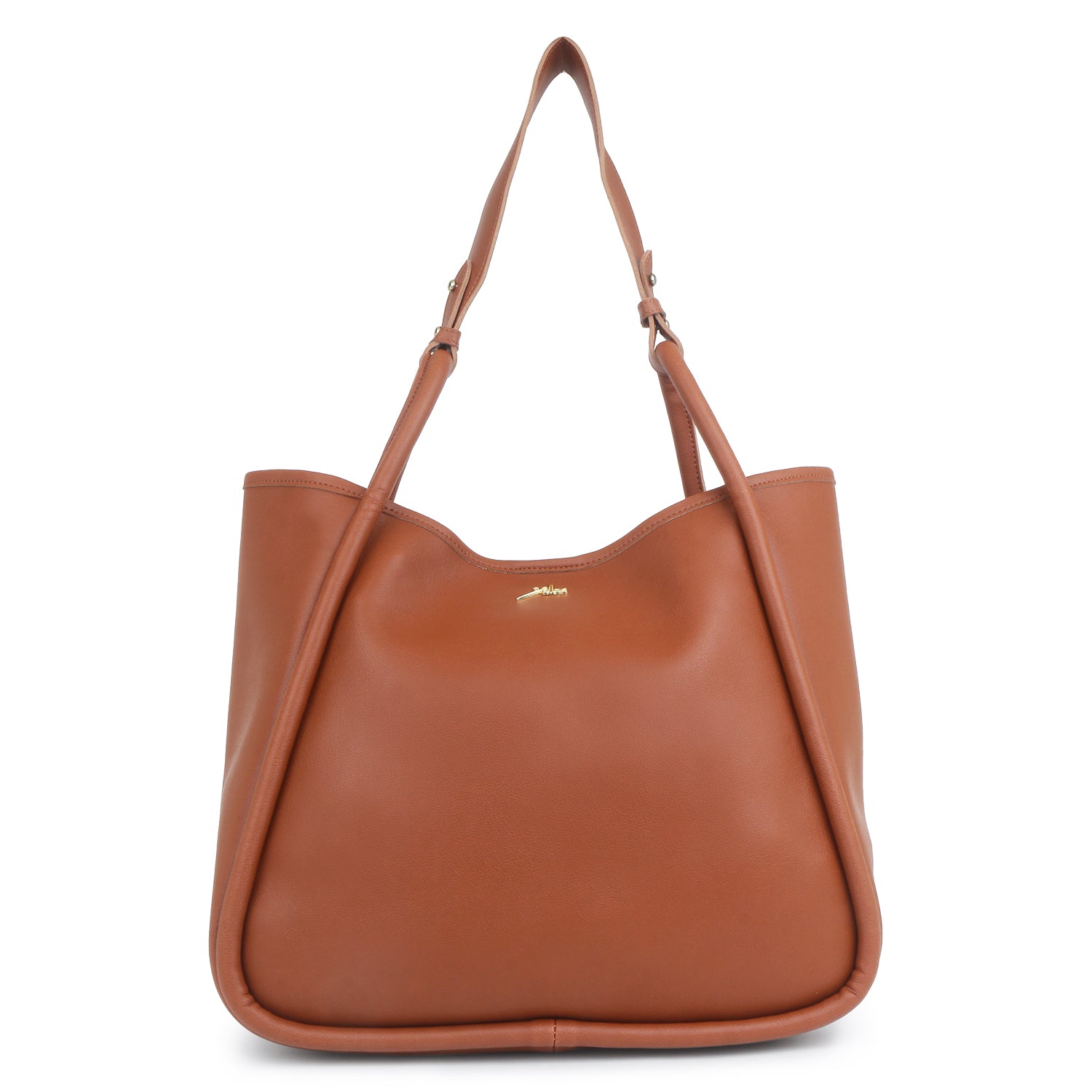 Trendy Tan Tote bag with Pouch