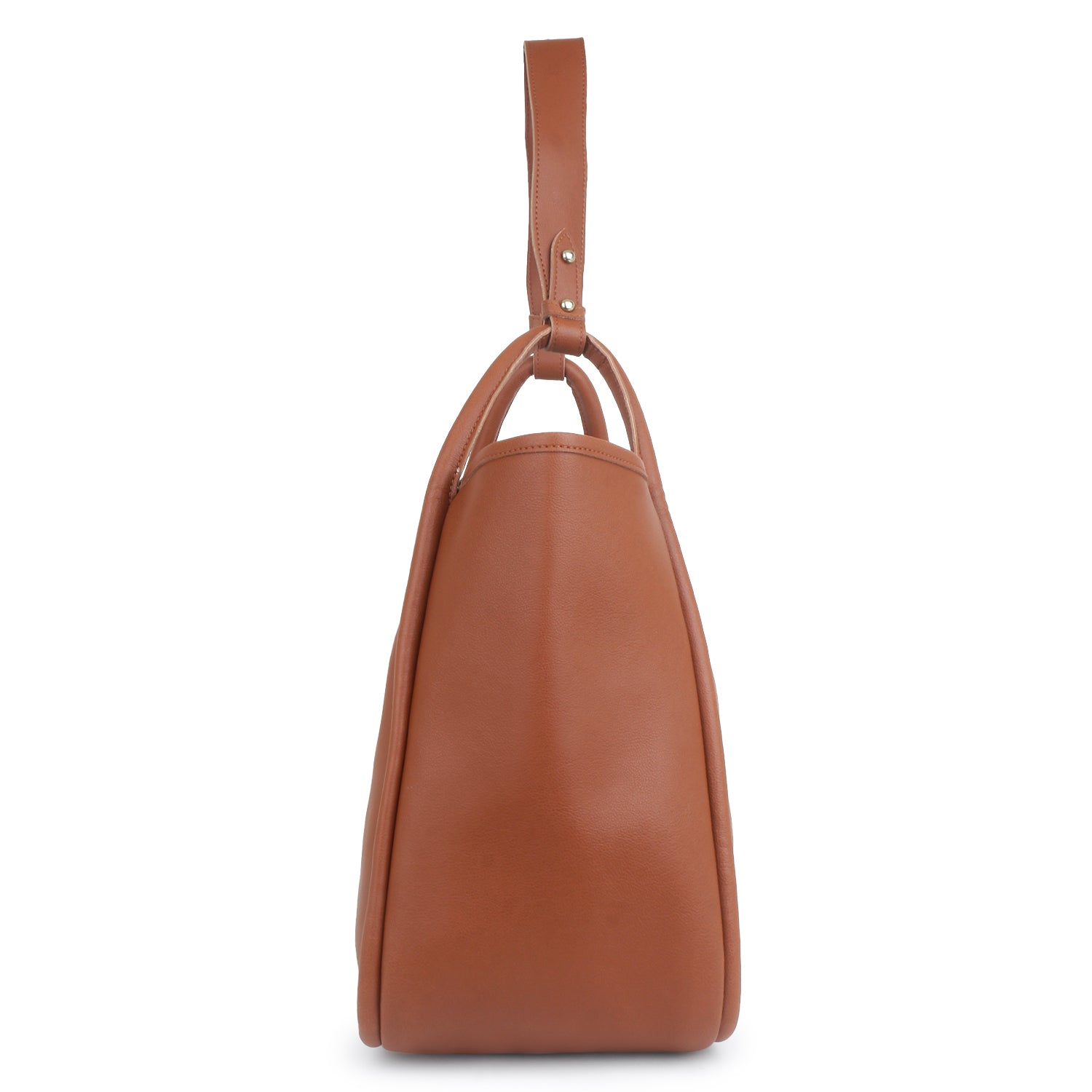 Trendy Tan Tote bag with Pouch