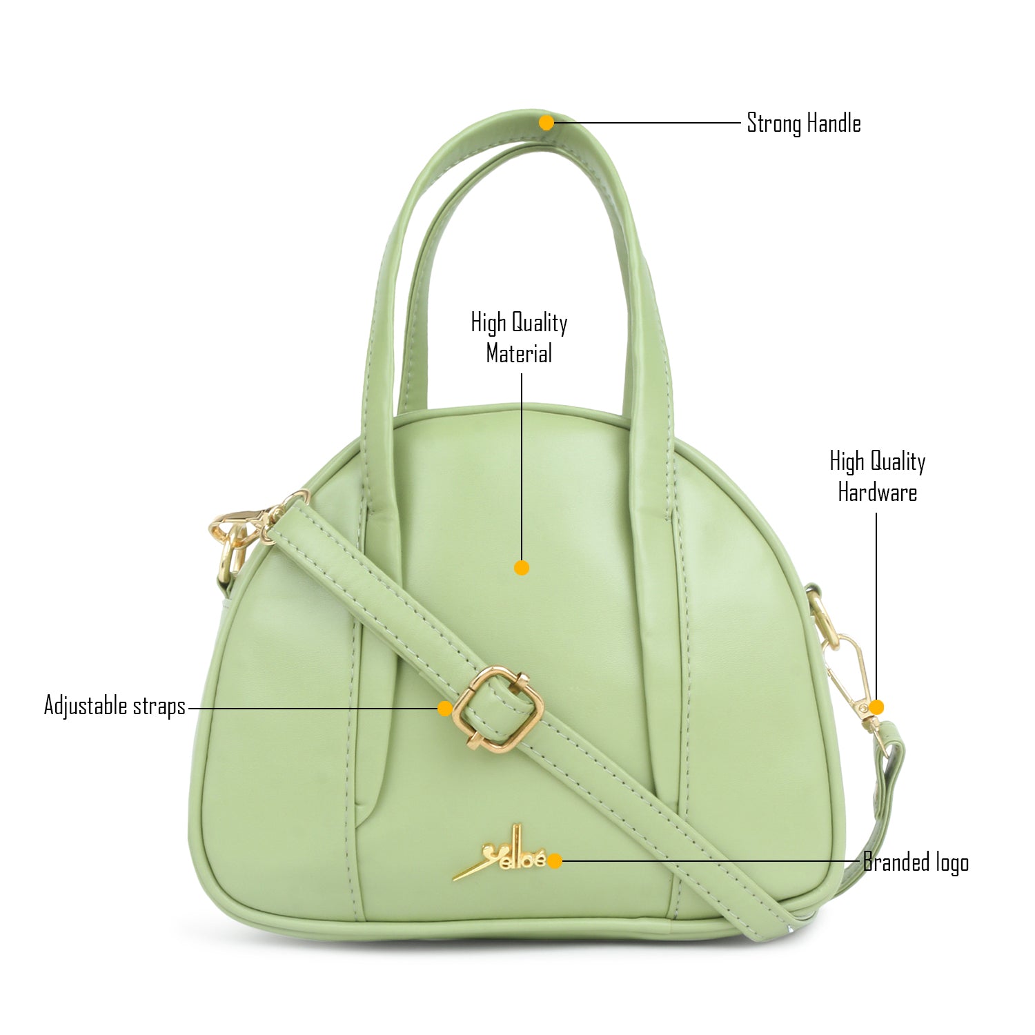 Evening Party Small Handbag in Green