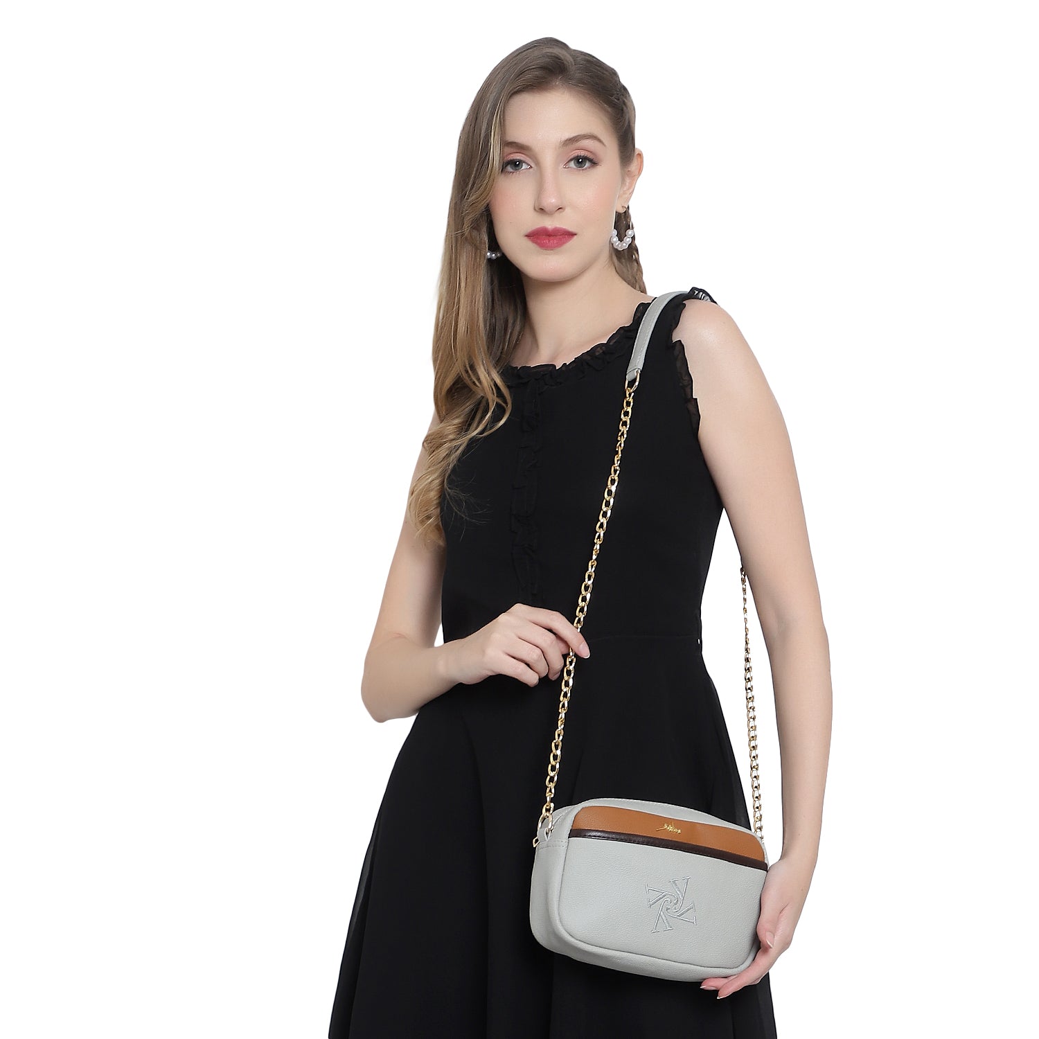 Color Block Sling Bag for women