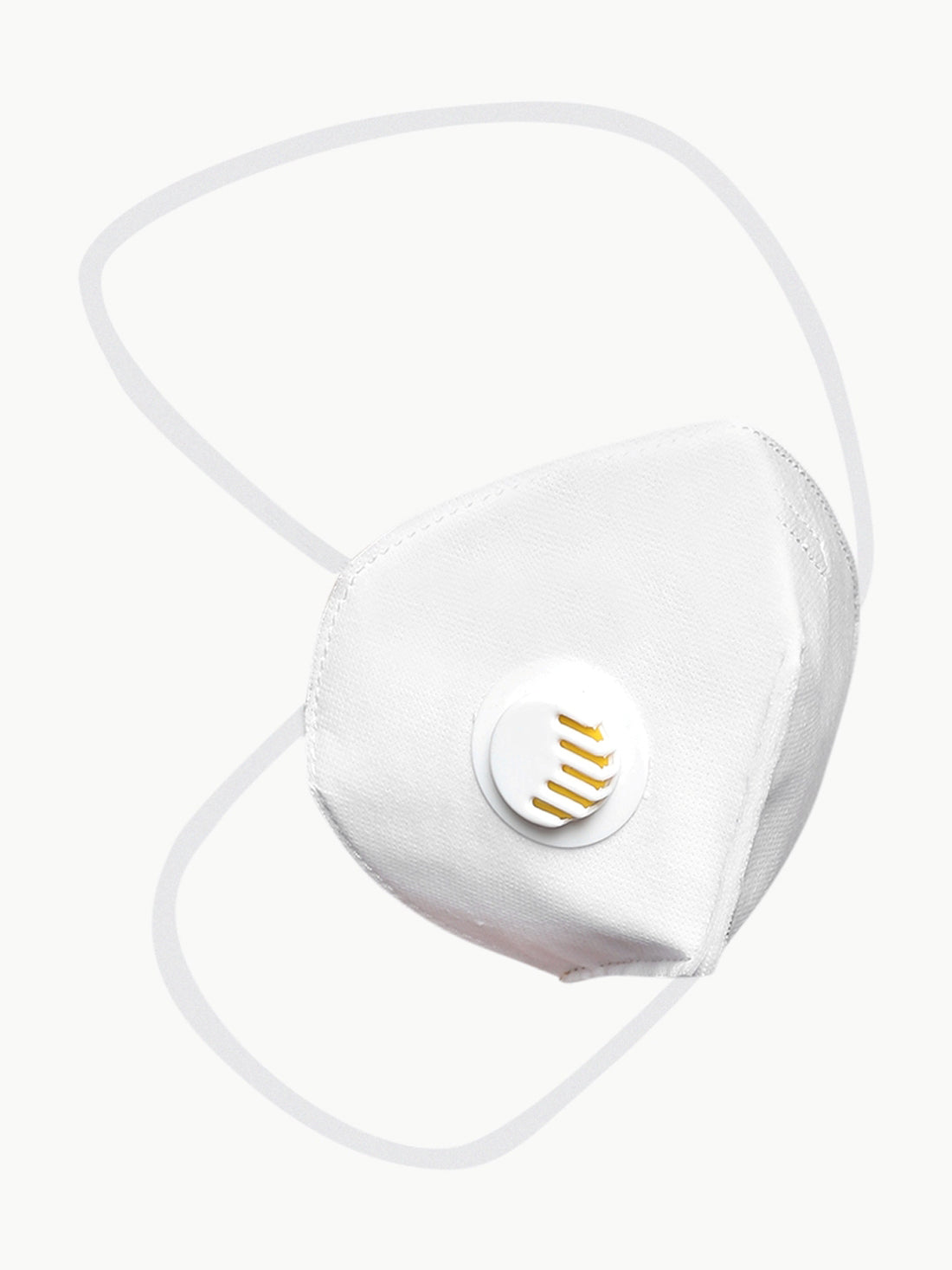 Yelloe 5 layered mask with Respirator (Pack of 3)