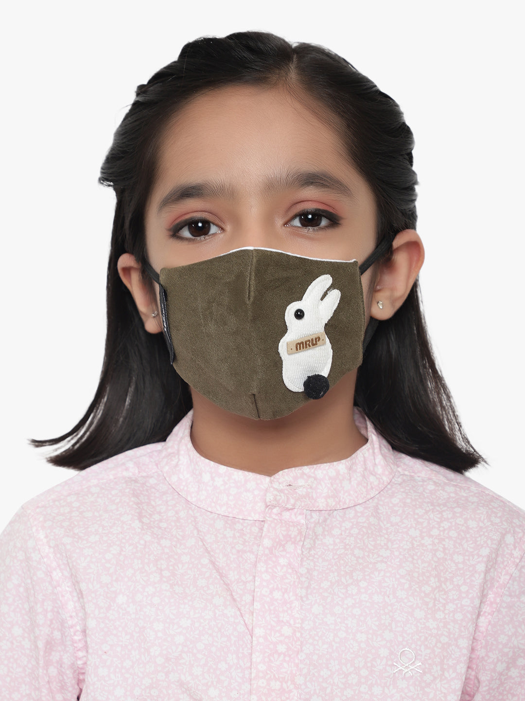 Kids 3 ply soft fabric Masks for Kids (Pack of 4)