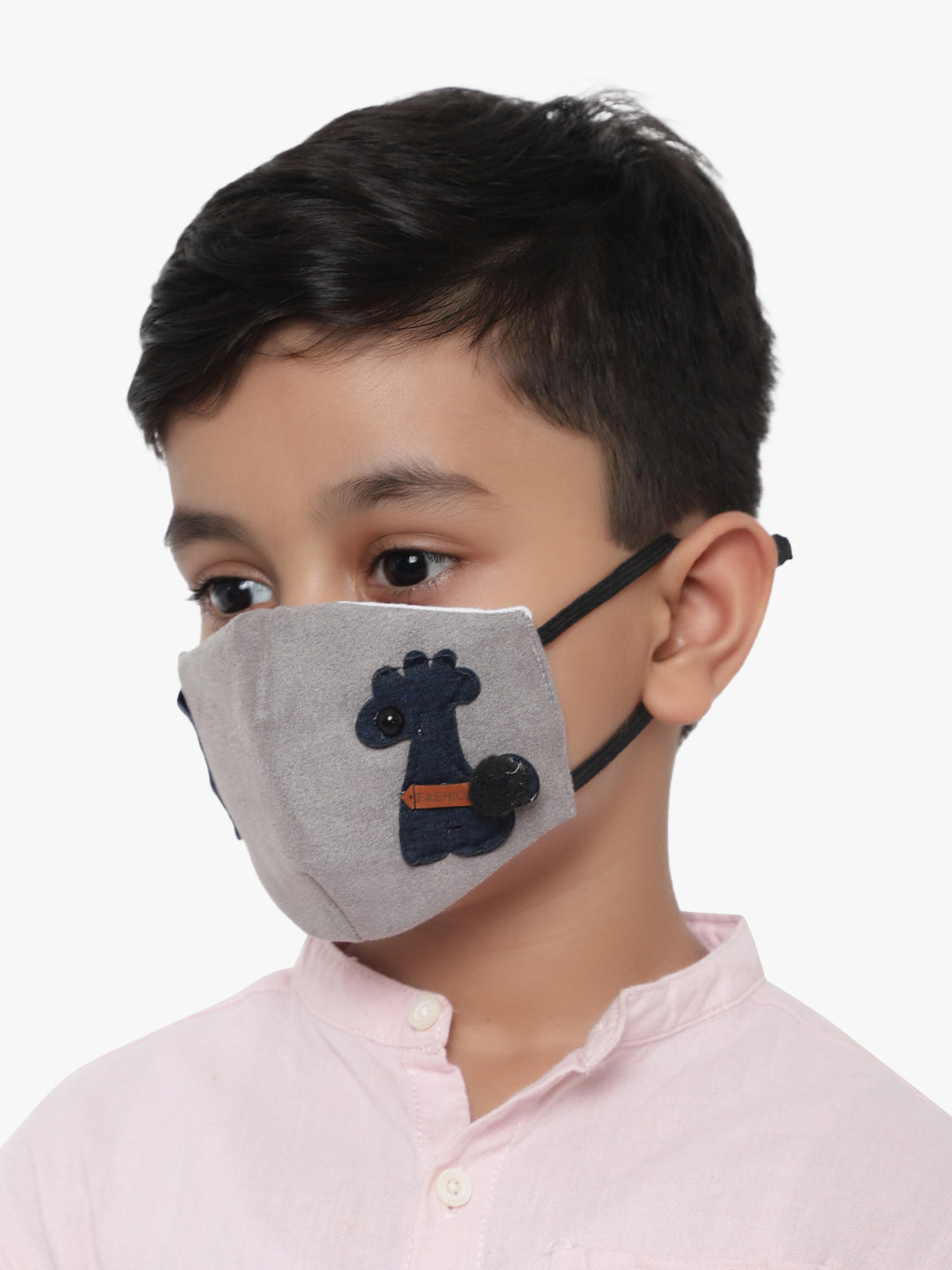 Kids 3 ply soft fabric Dino Mask (Pack of 3)