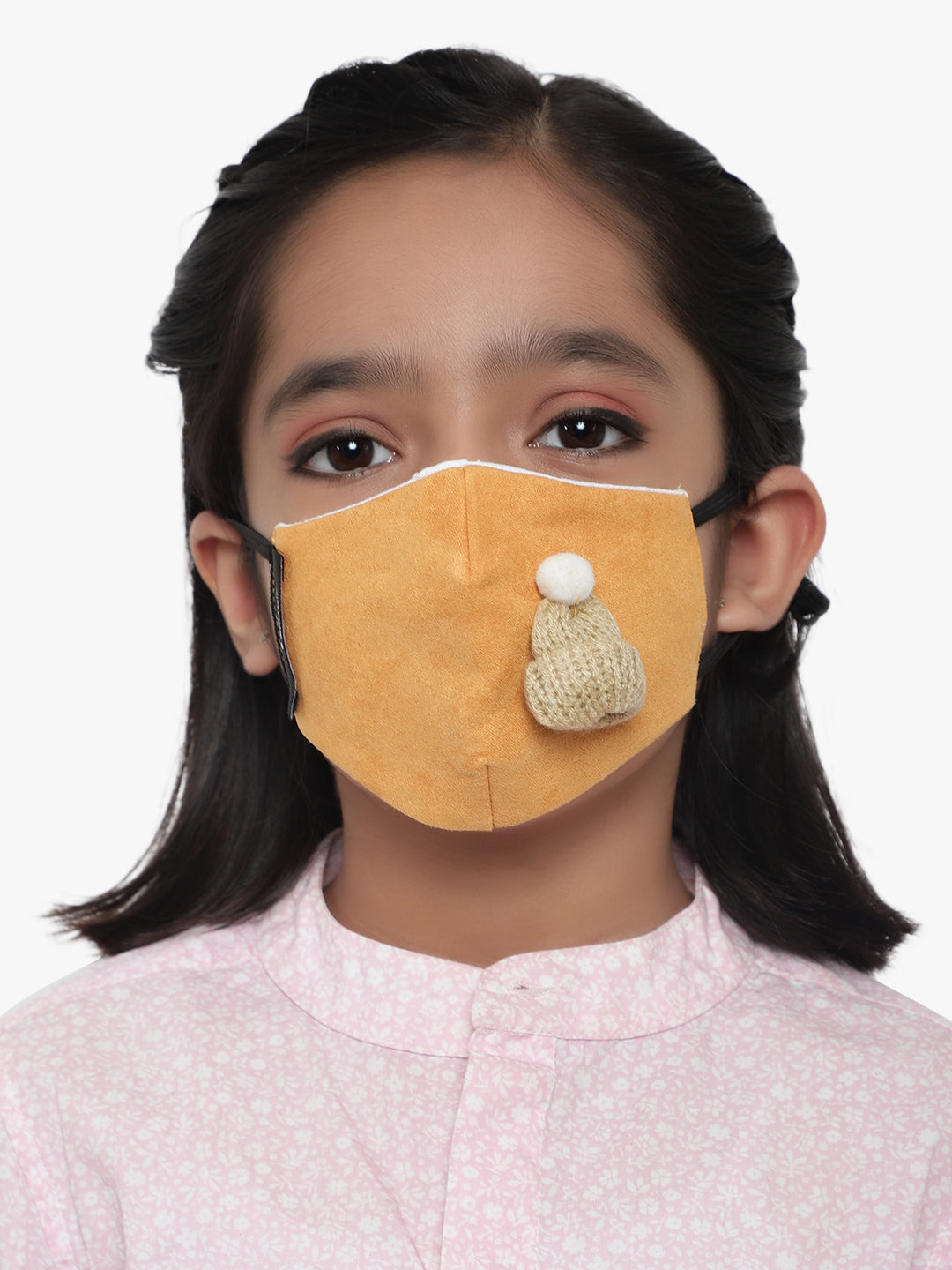 Kids 3 ply soft fabric Beanie Mask (Pack of 3)