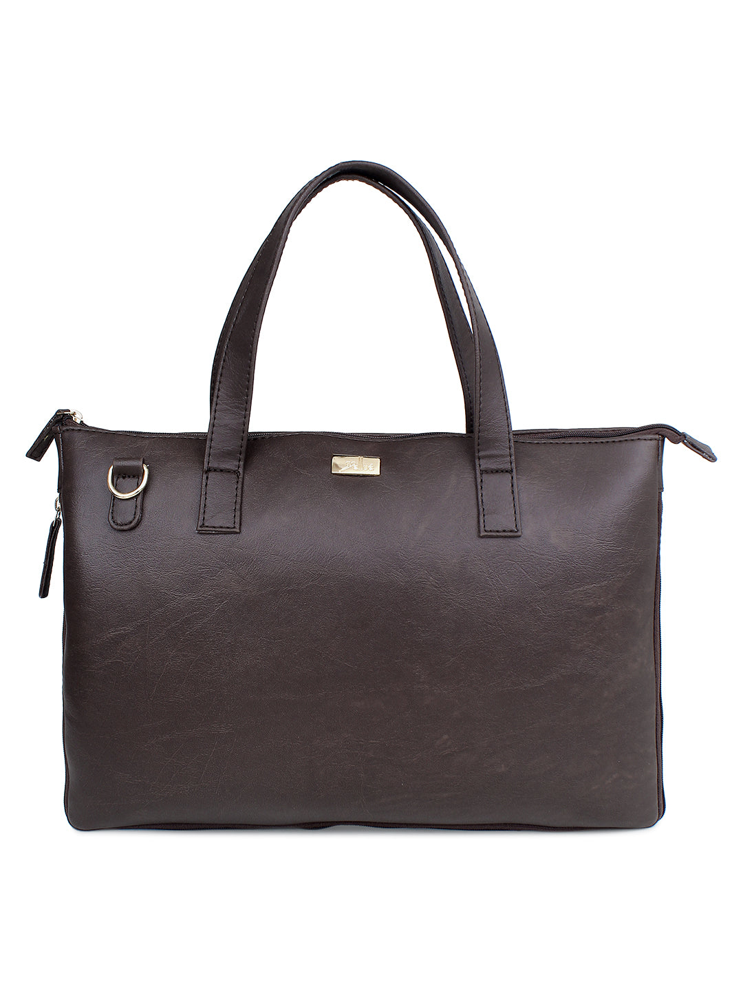 Brown Expandable Laptop Bag