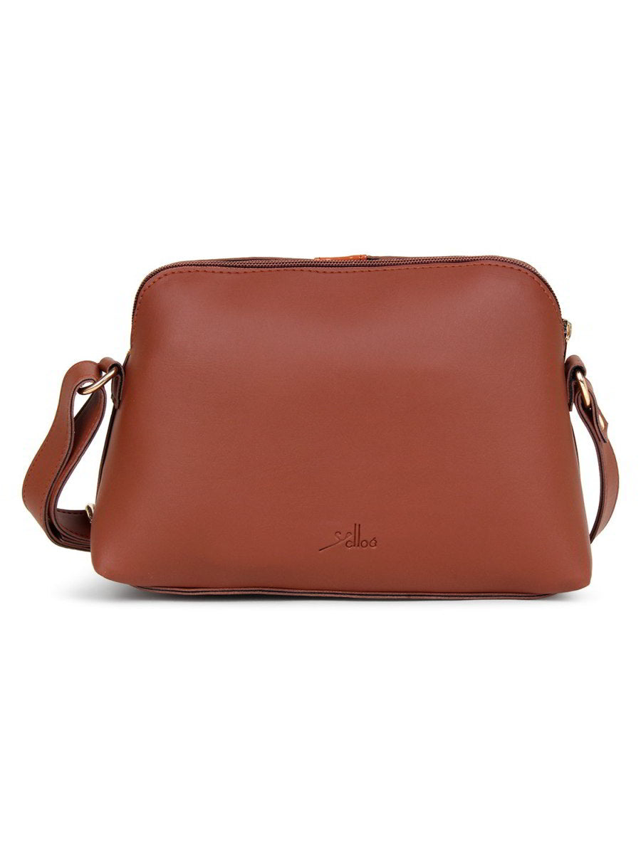 Tan Color Women Sling Bag