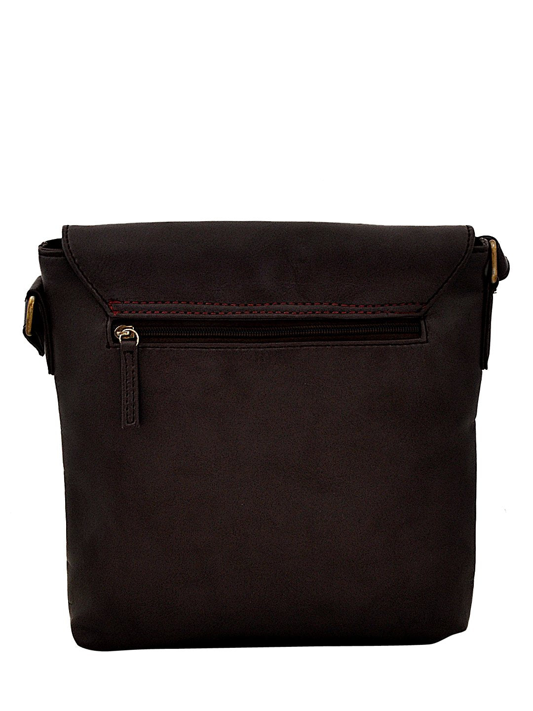 Brown Trendy Messenger Bag Men