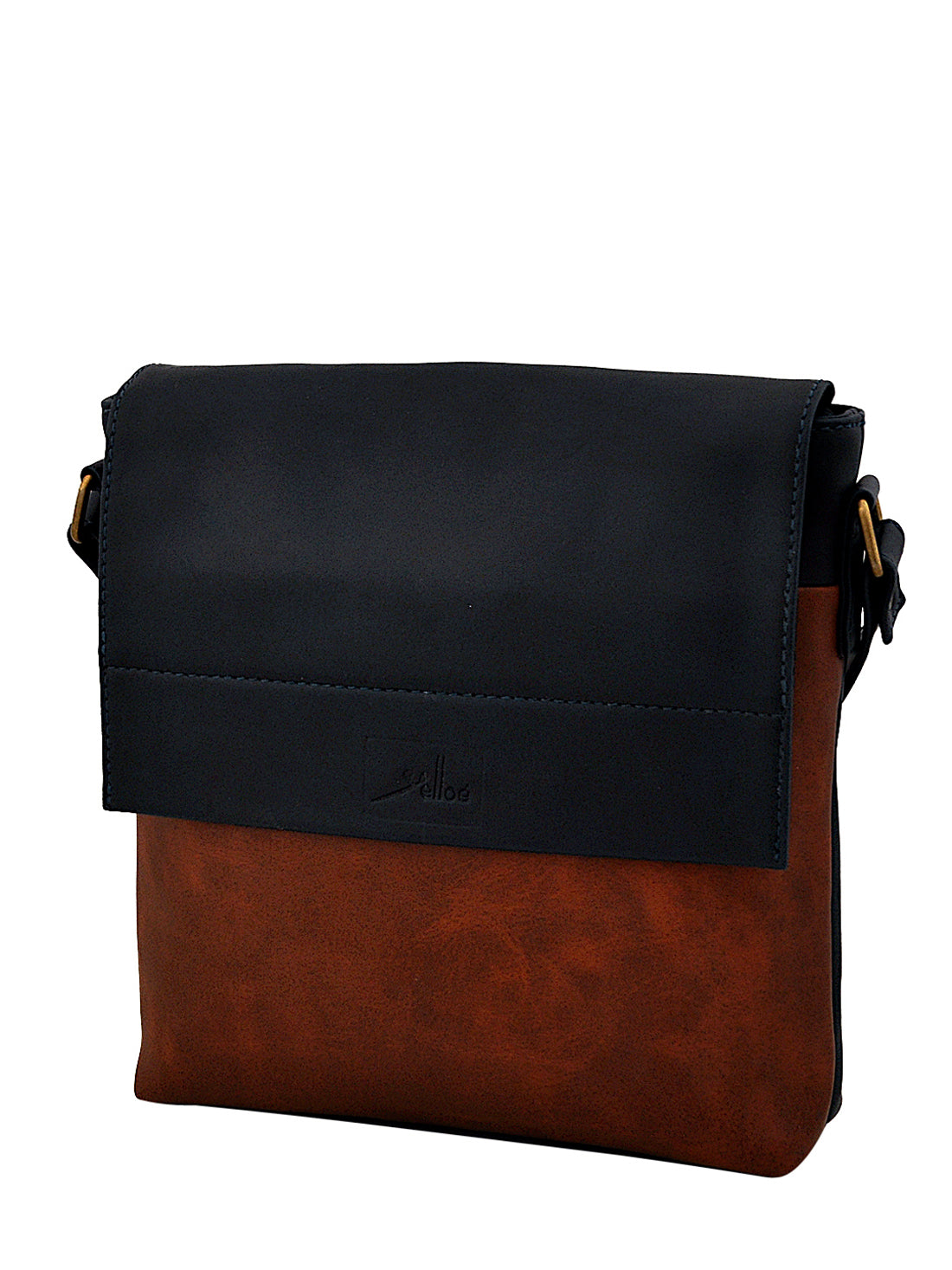 Tan Blue Messenger Bag Mens