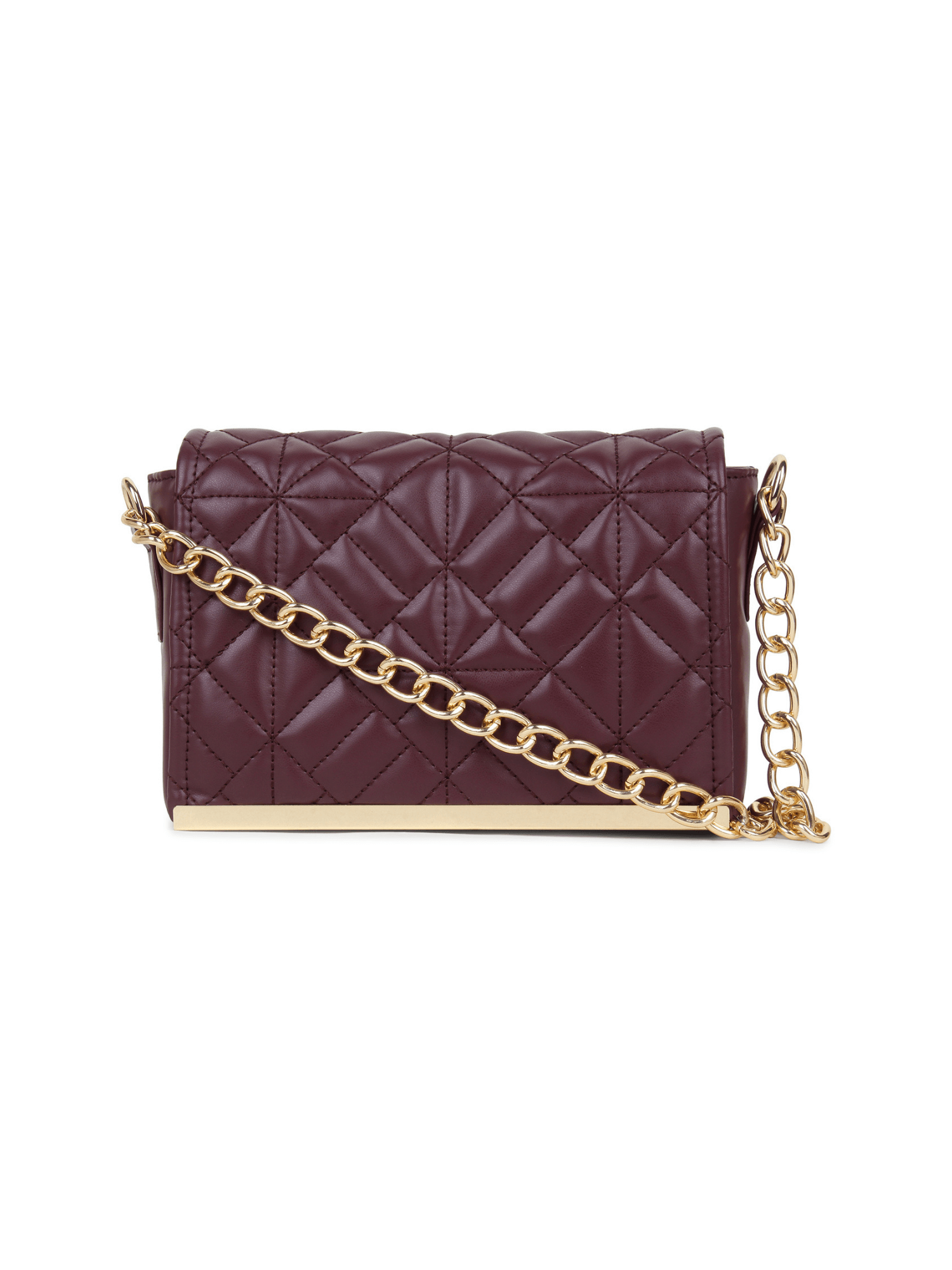 Women's Quilted Handheld Chain Bag
