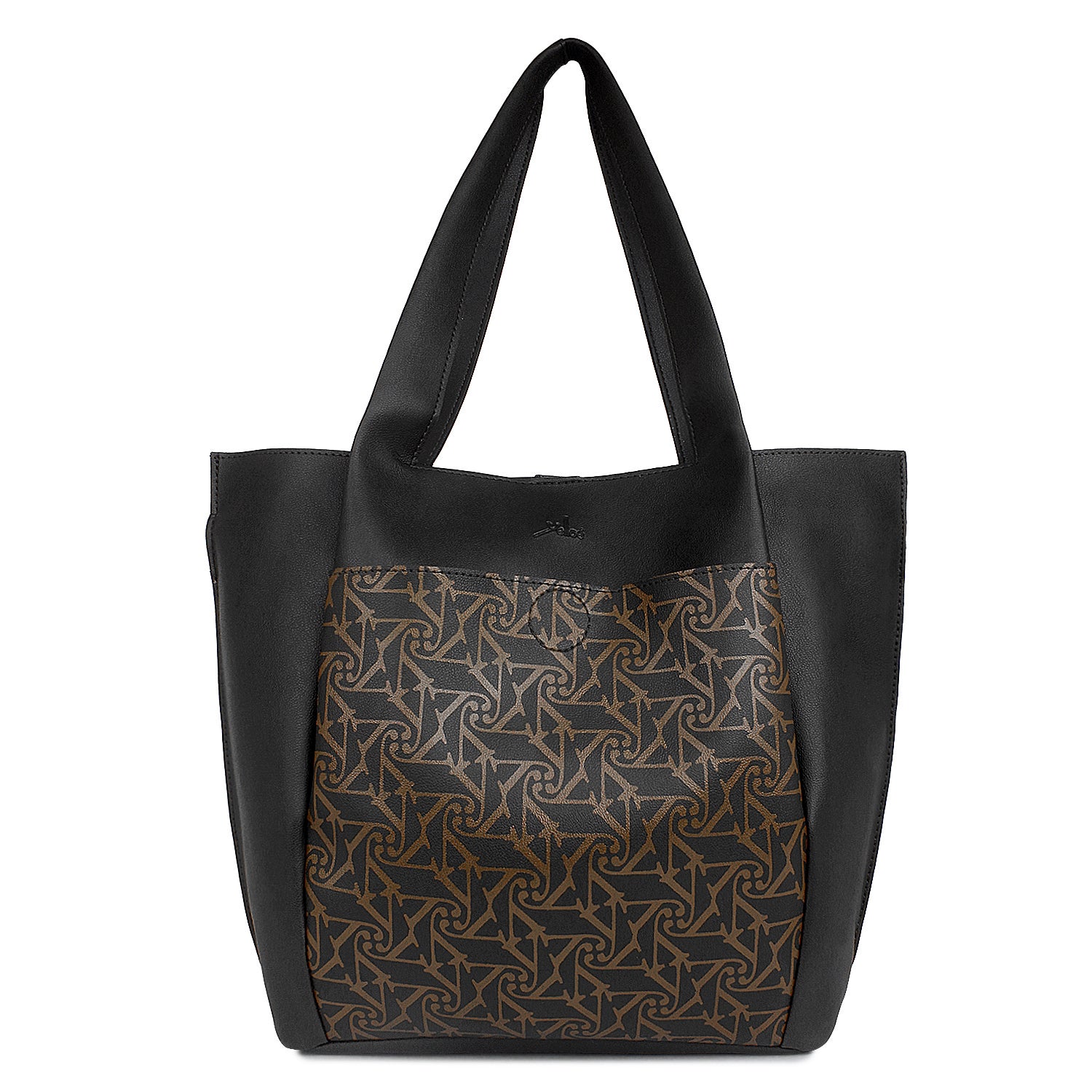 Black Printed Laptop Bag for Women