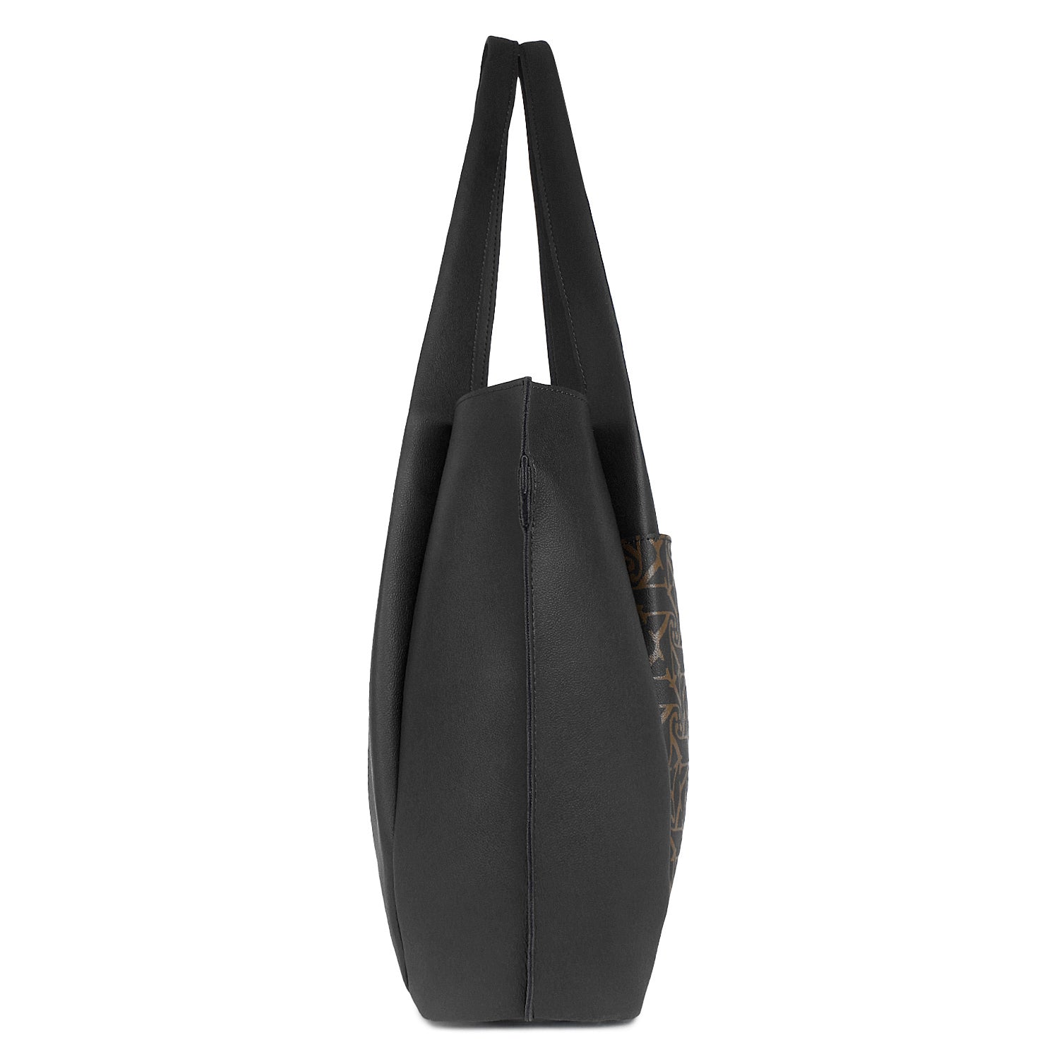 Black Printed Laptop Bag for Women