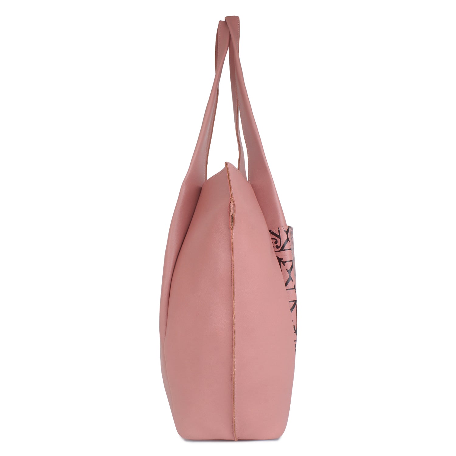 Pink Printed Laptop Bag for women