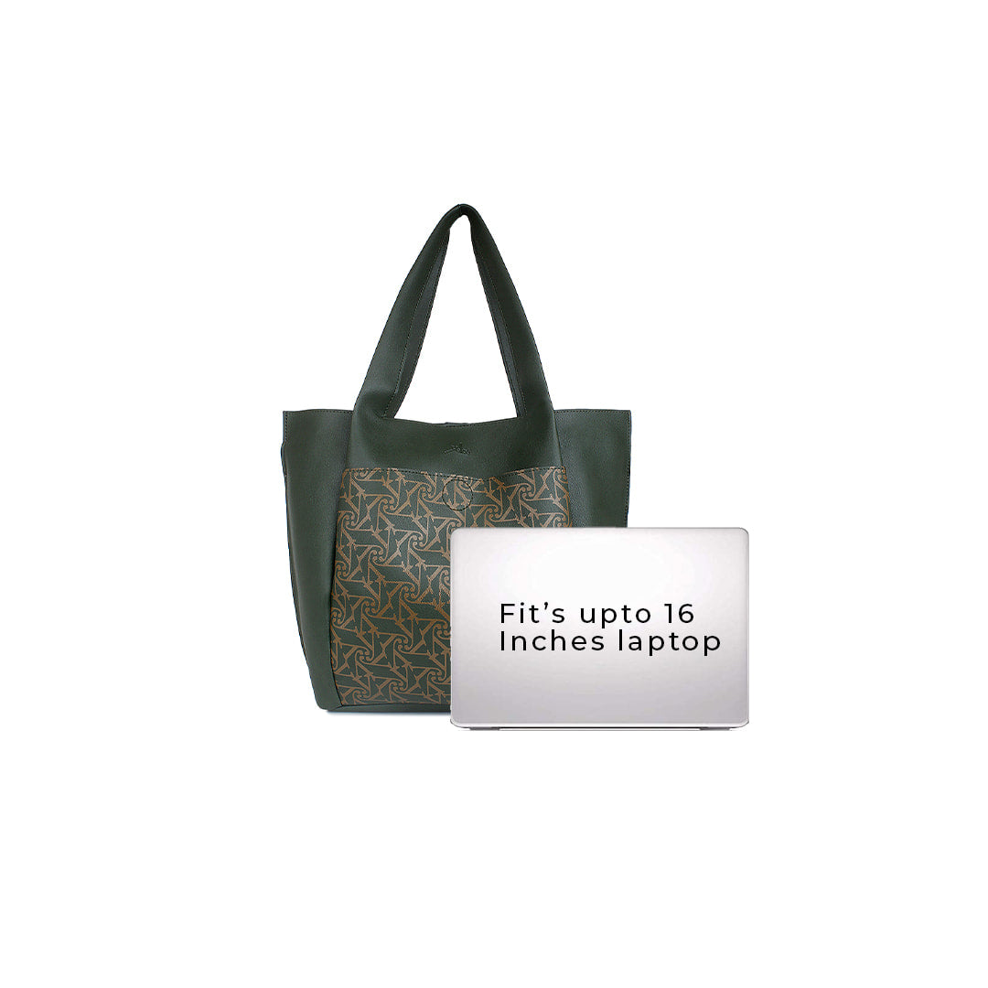 Printed Laptop & Tote Bag for women