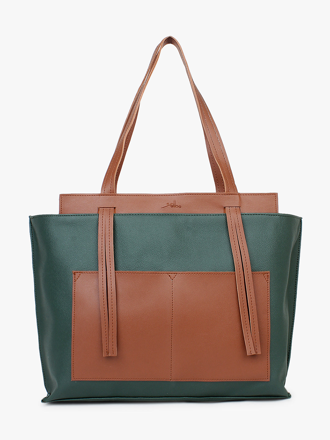 Oversized Shopper Bag Green