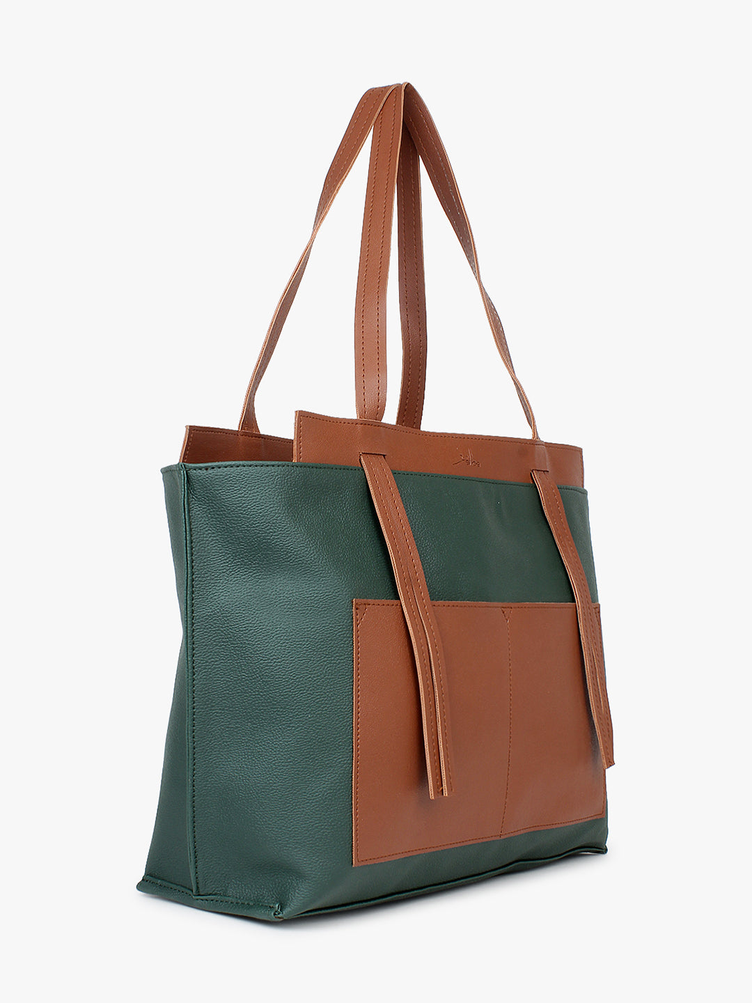 Oversized Shopper Bag Green