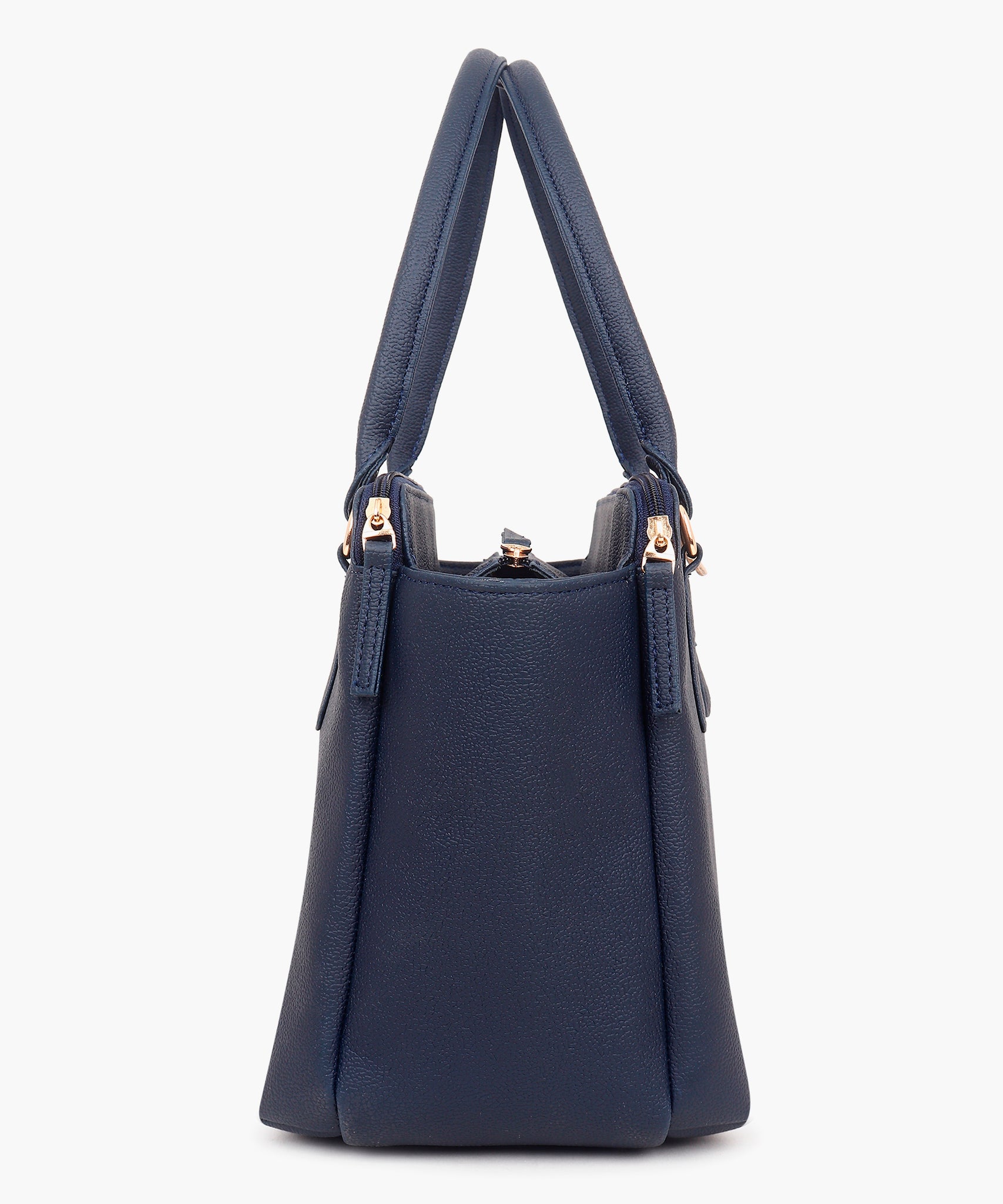 Multi Compartment Handbag Blue