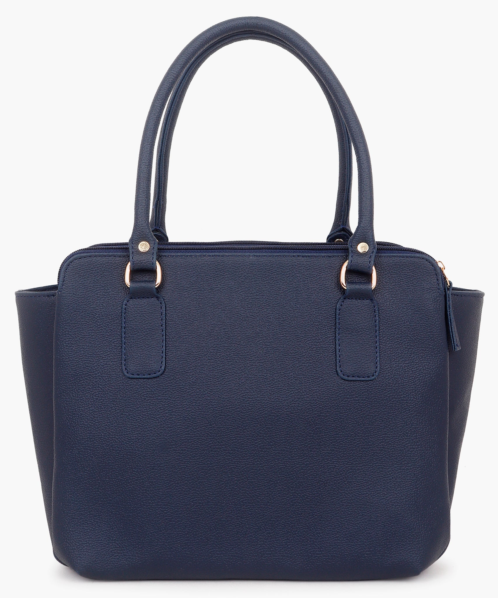 Multi Compartment Handbag Blue