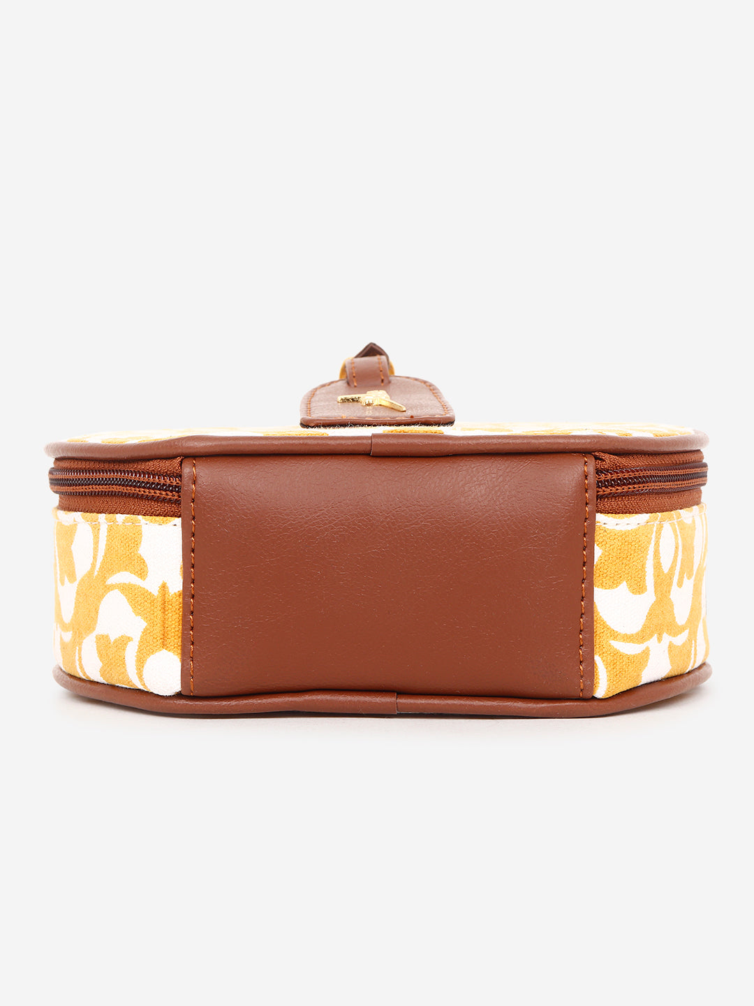 Printed sling Bag Yellow