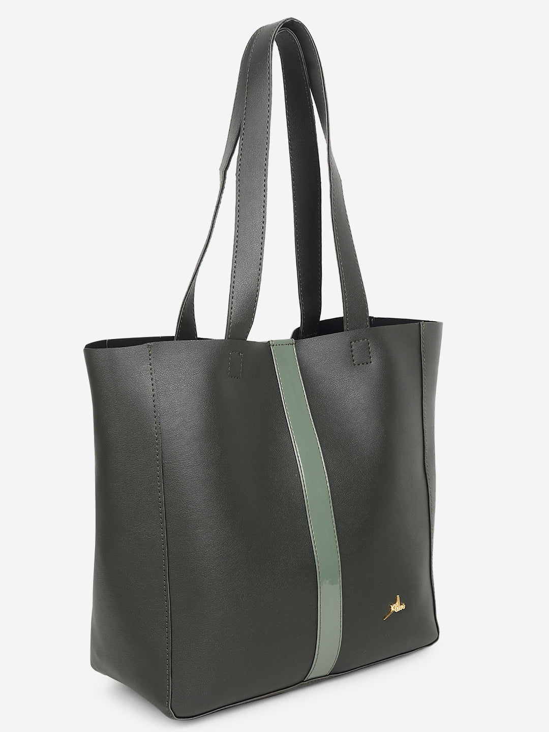Bag in Bag shoulder Tote bag Green