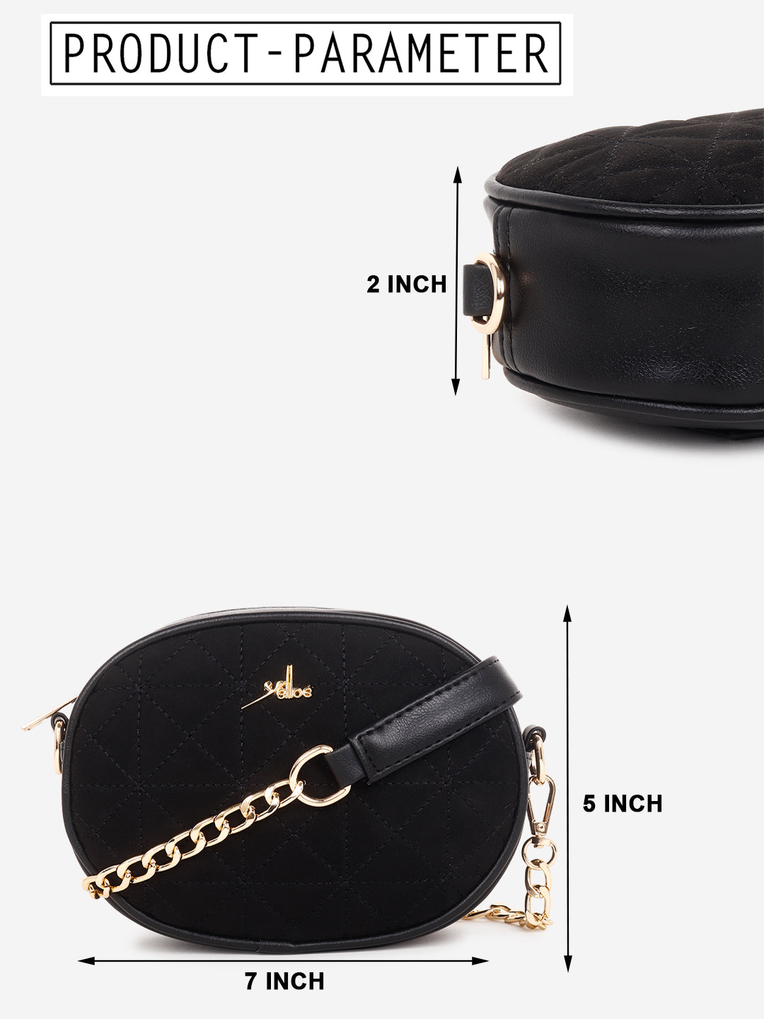 Suede sling bag cum fanny pack