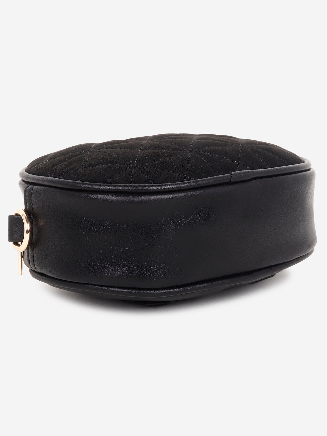 Suede sling bag cum fanny pack