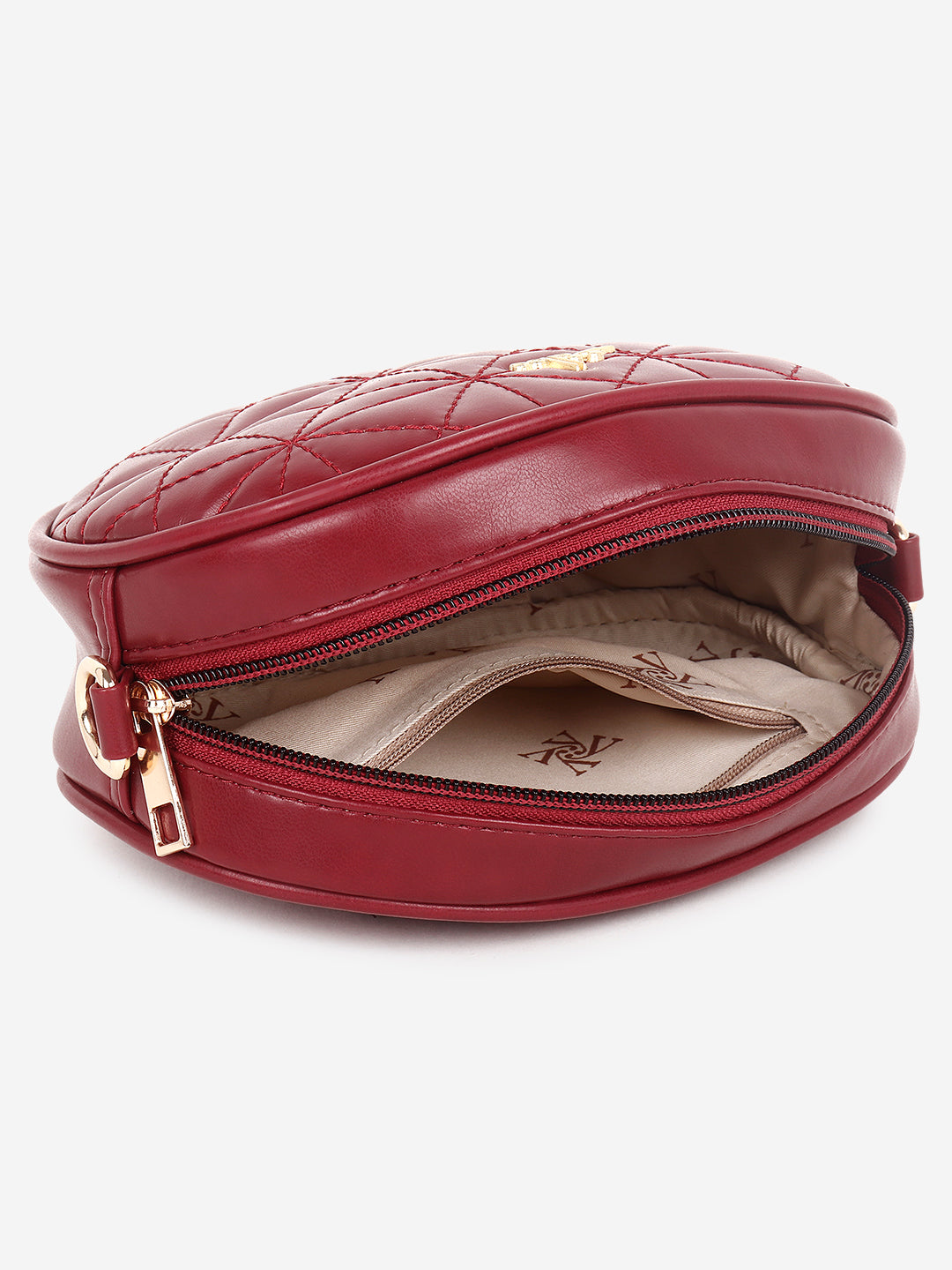 Small sling bag cum fanny pack Maroon