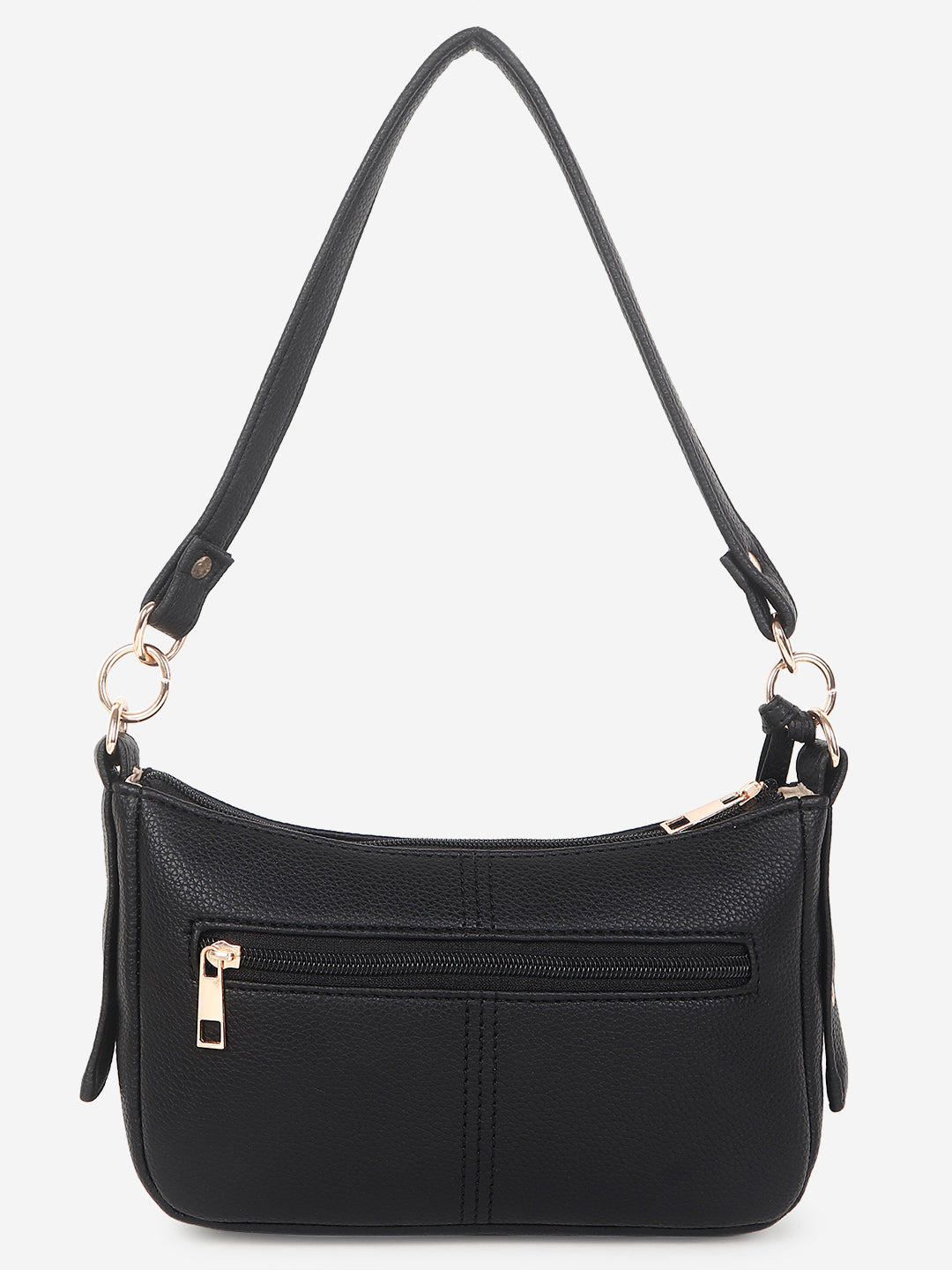 Baguette bag with long sling (Black)