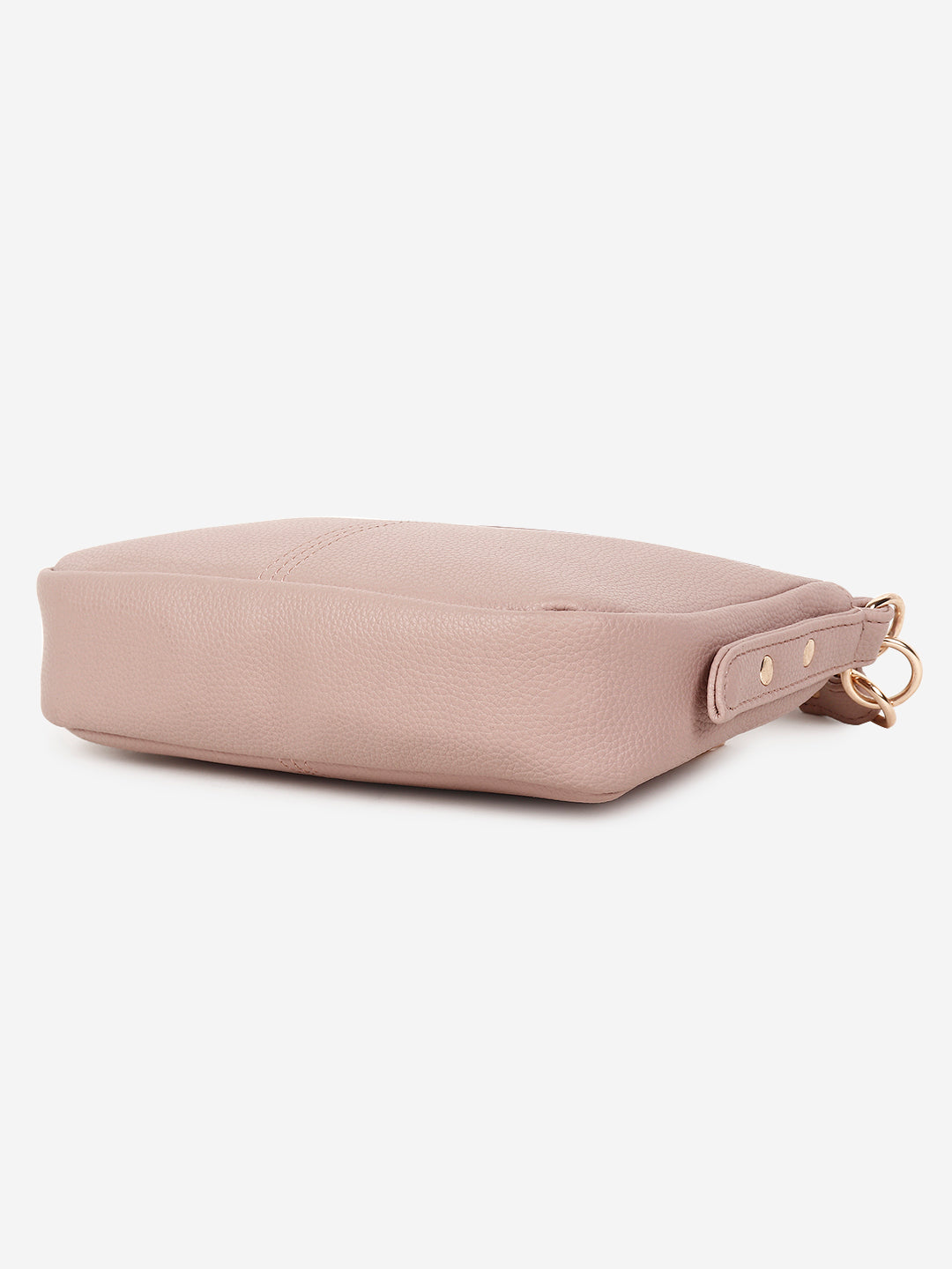 Baguette bag with long sling Pink