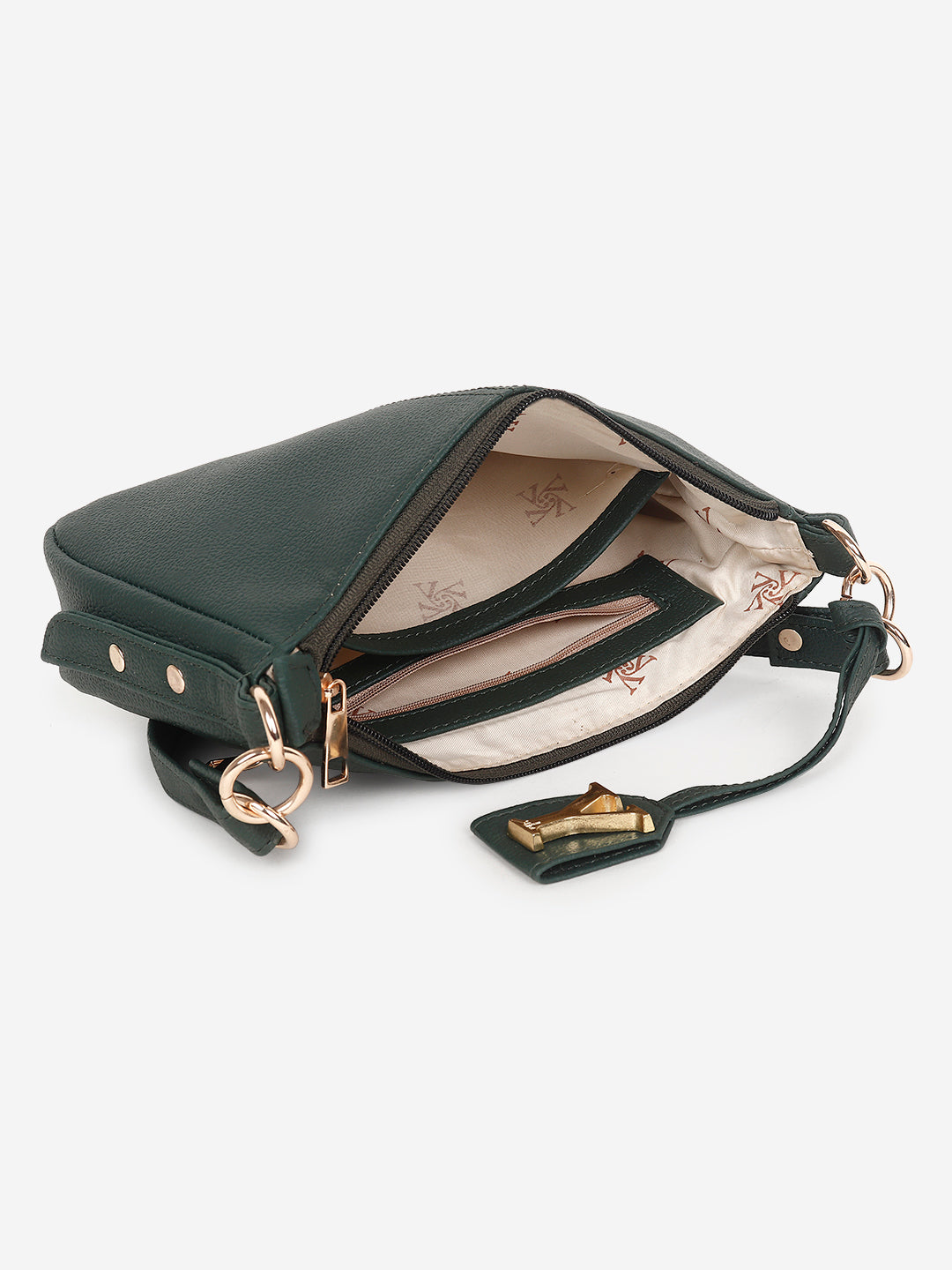 Baguette bag with long sling (Green)