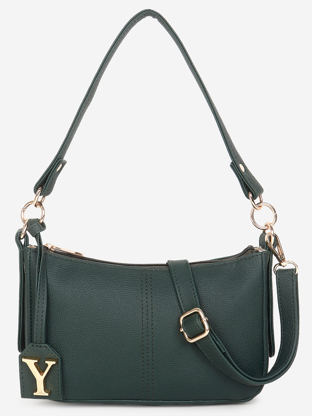 Baguette bag with long sling (Green)