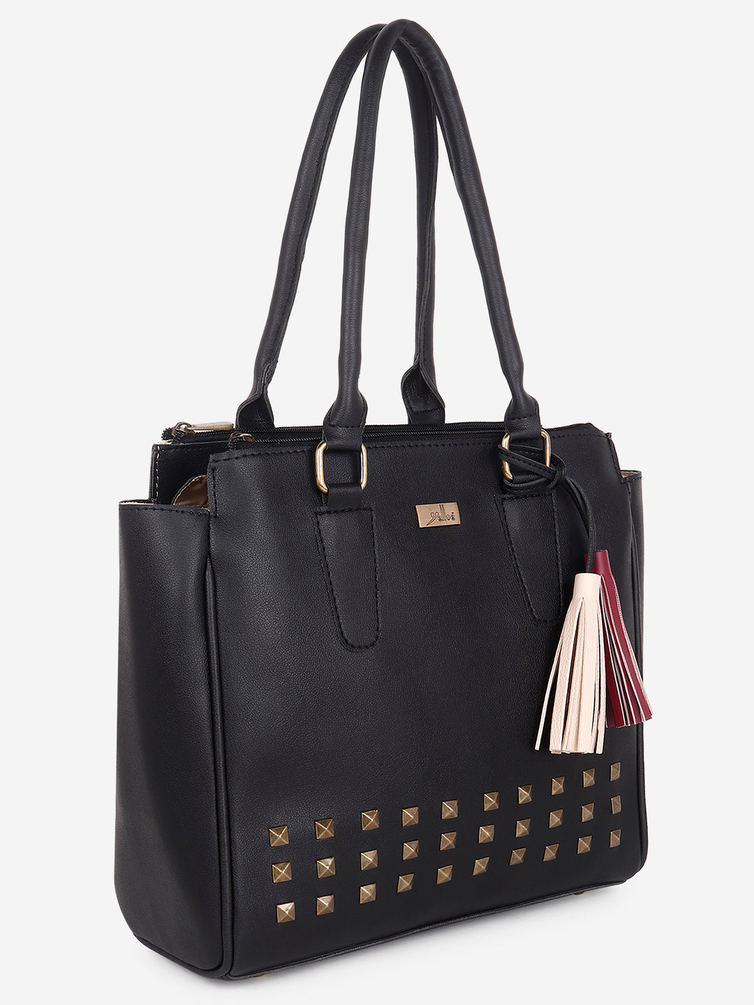 Embellished Shoulder Bag Black