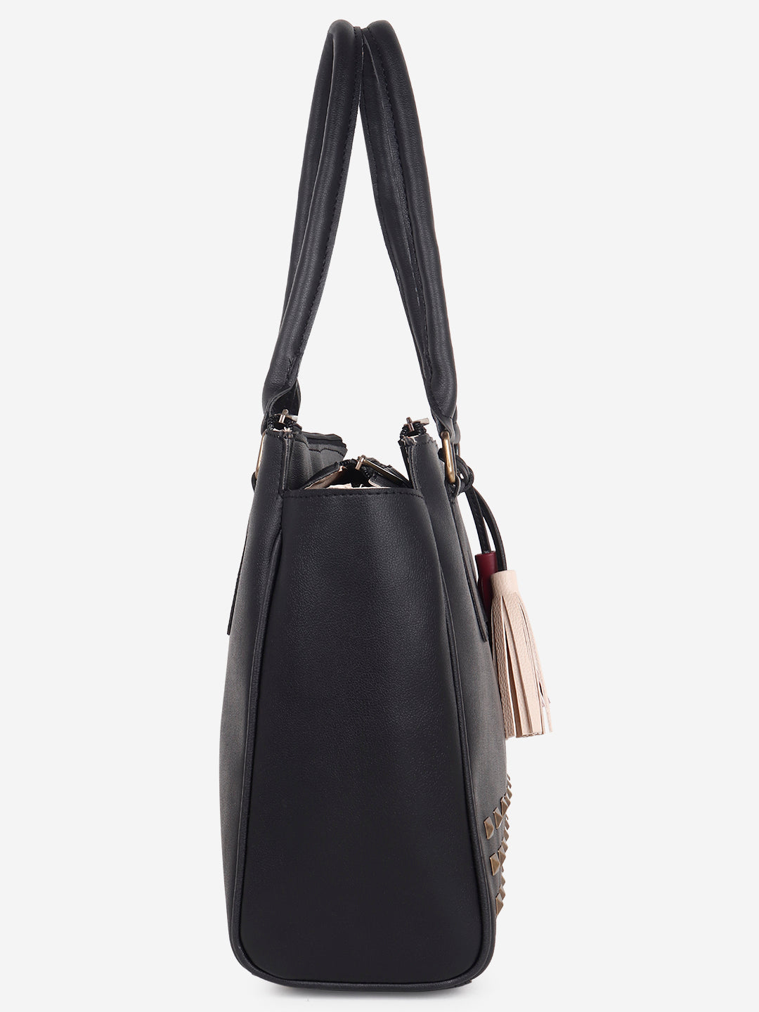 Embellished Shoulder Bag Black