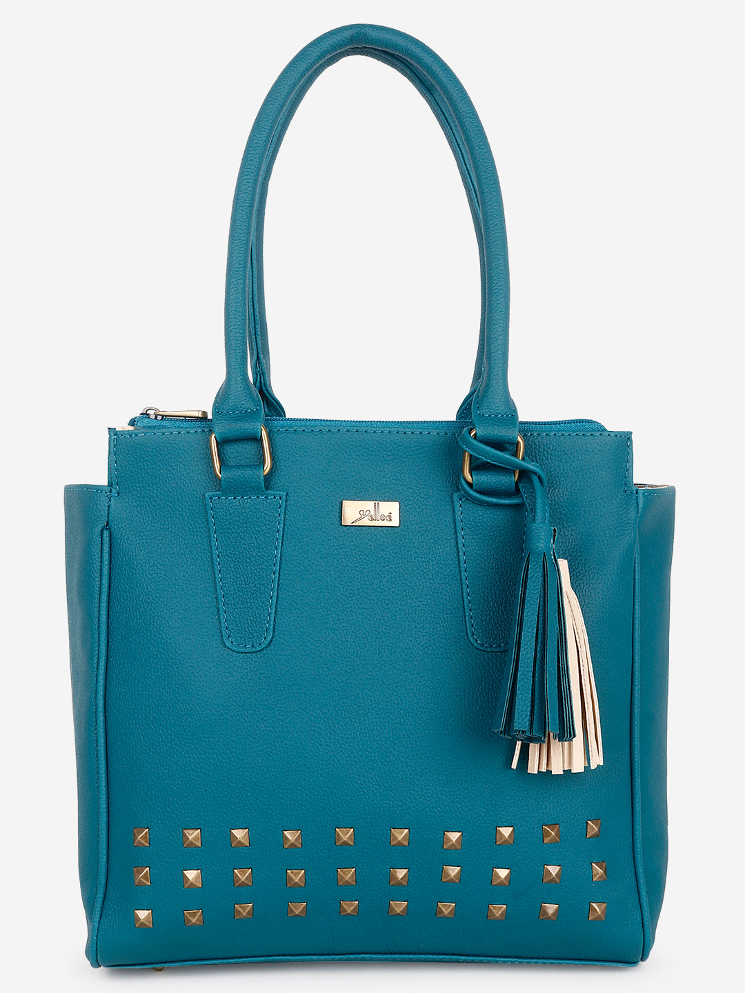 Embellished Shoulder Bag Turquoise