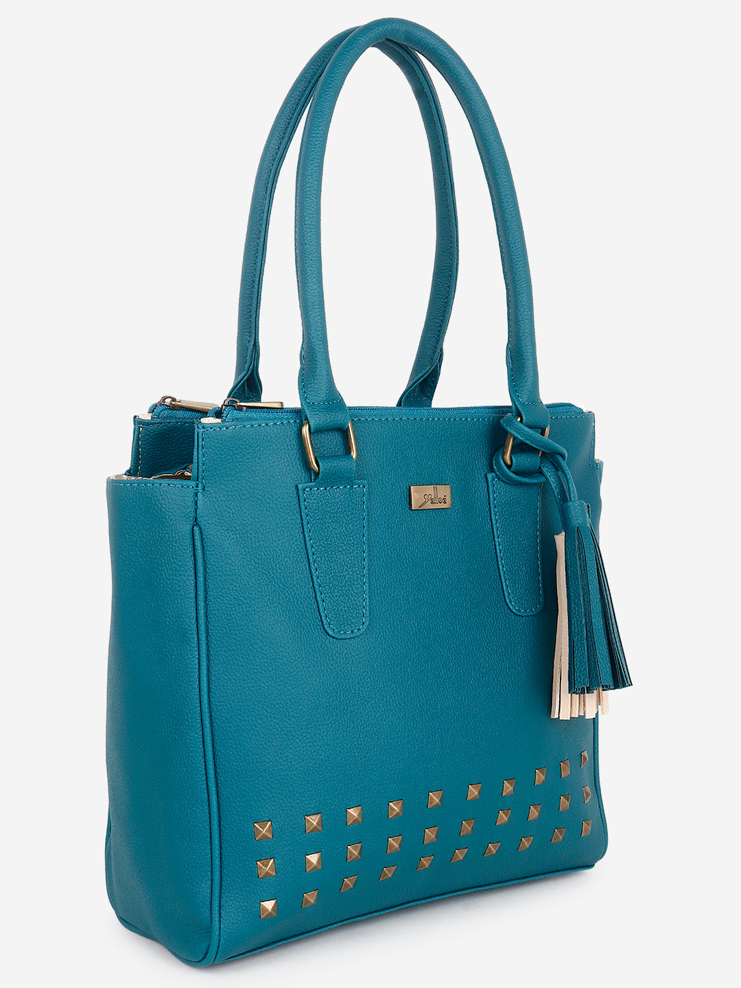 Embellished Shoulder Bag Turquoise