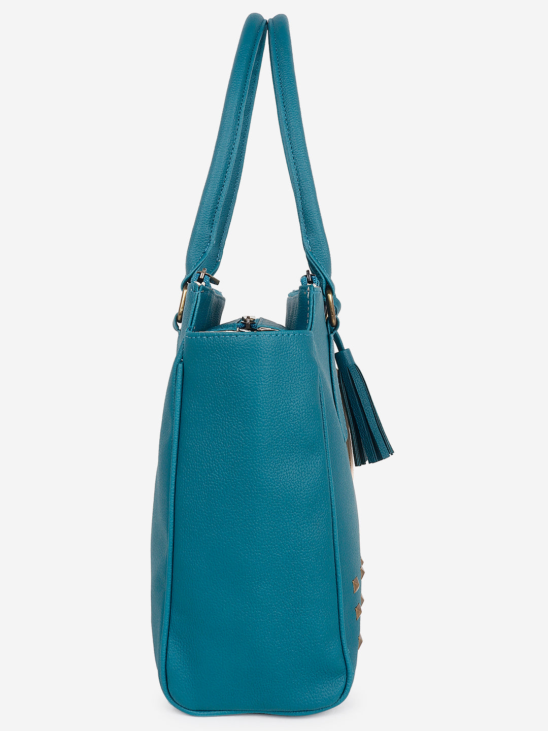 Embellished Shoulder Bag Turquoise