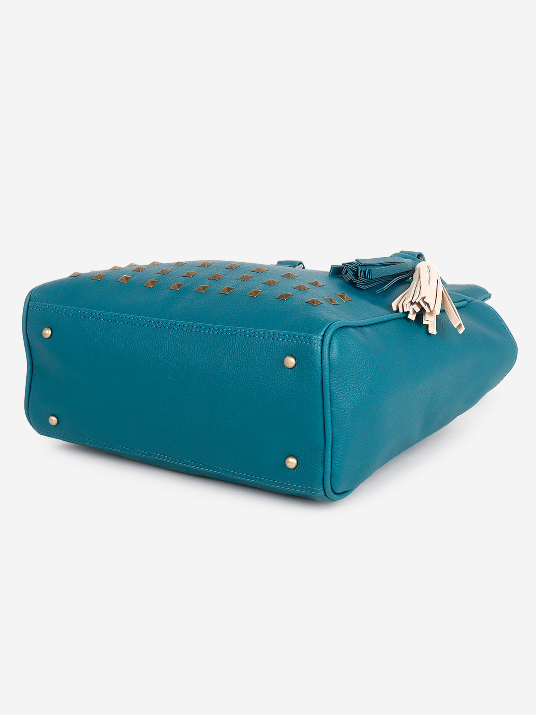 Embellished Shoulder Bag Turquoise