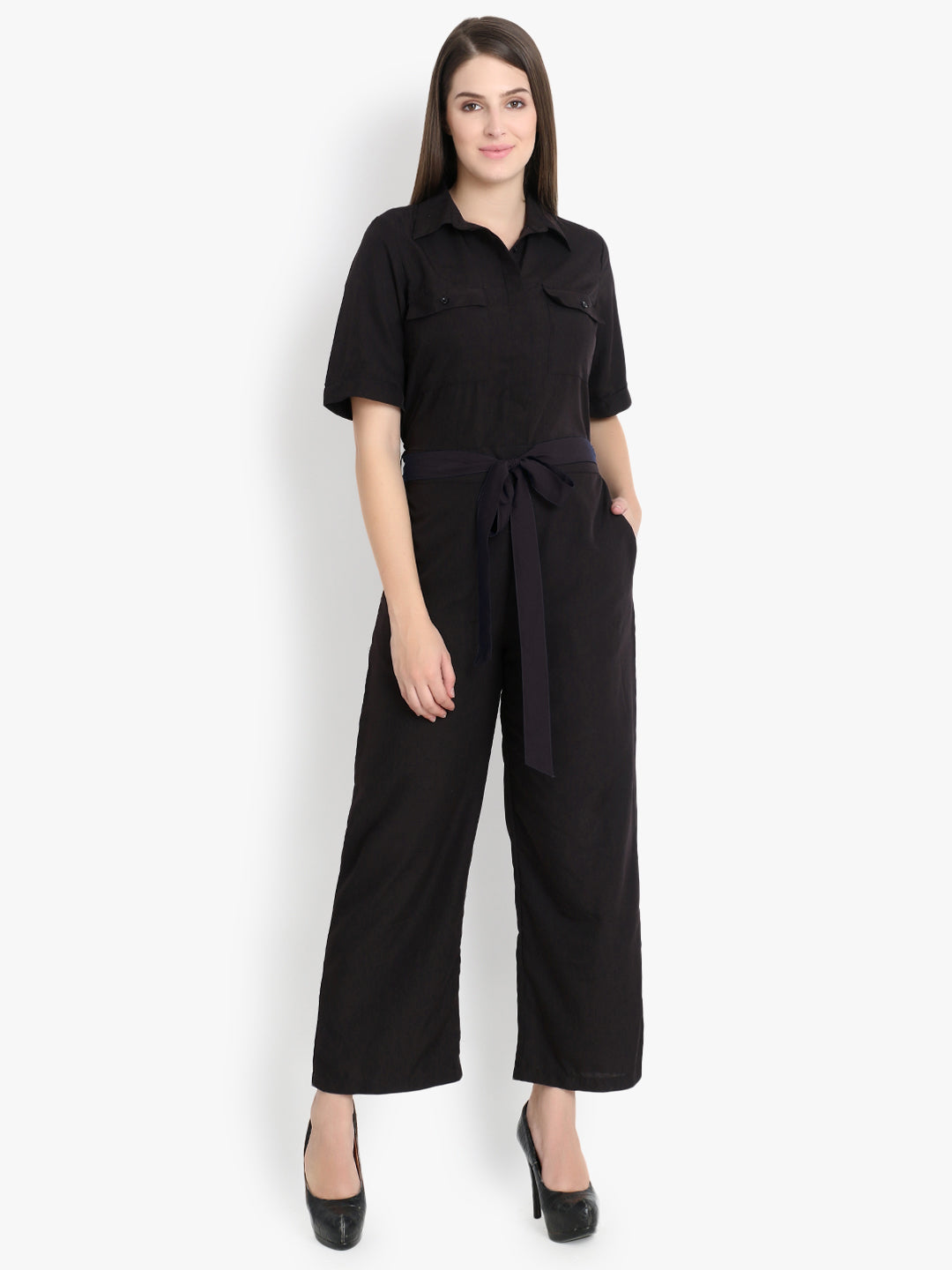 Black Color Jump Suit