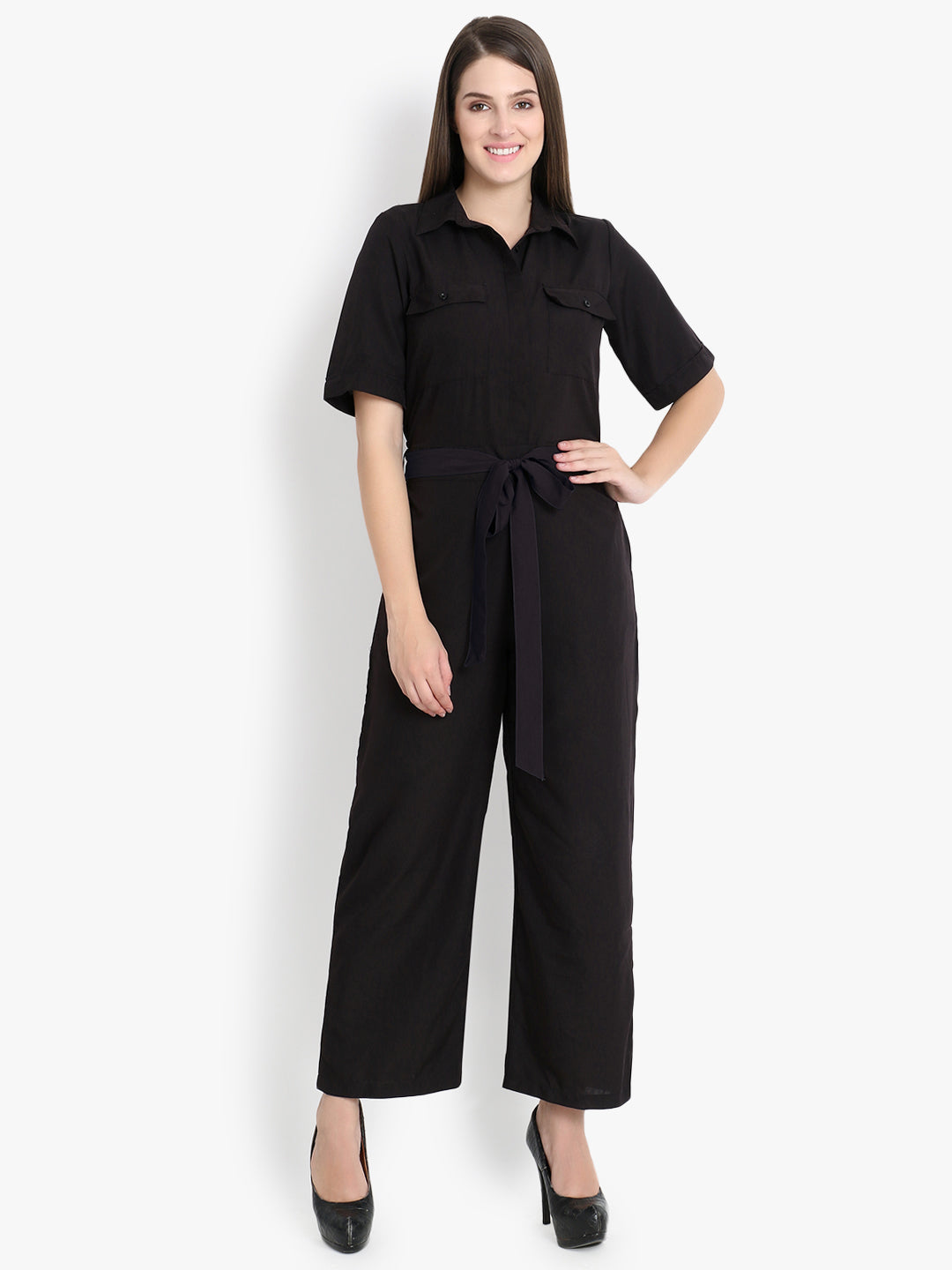 Black Color Jump Suit
