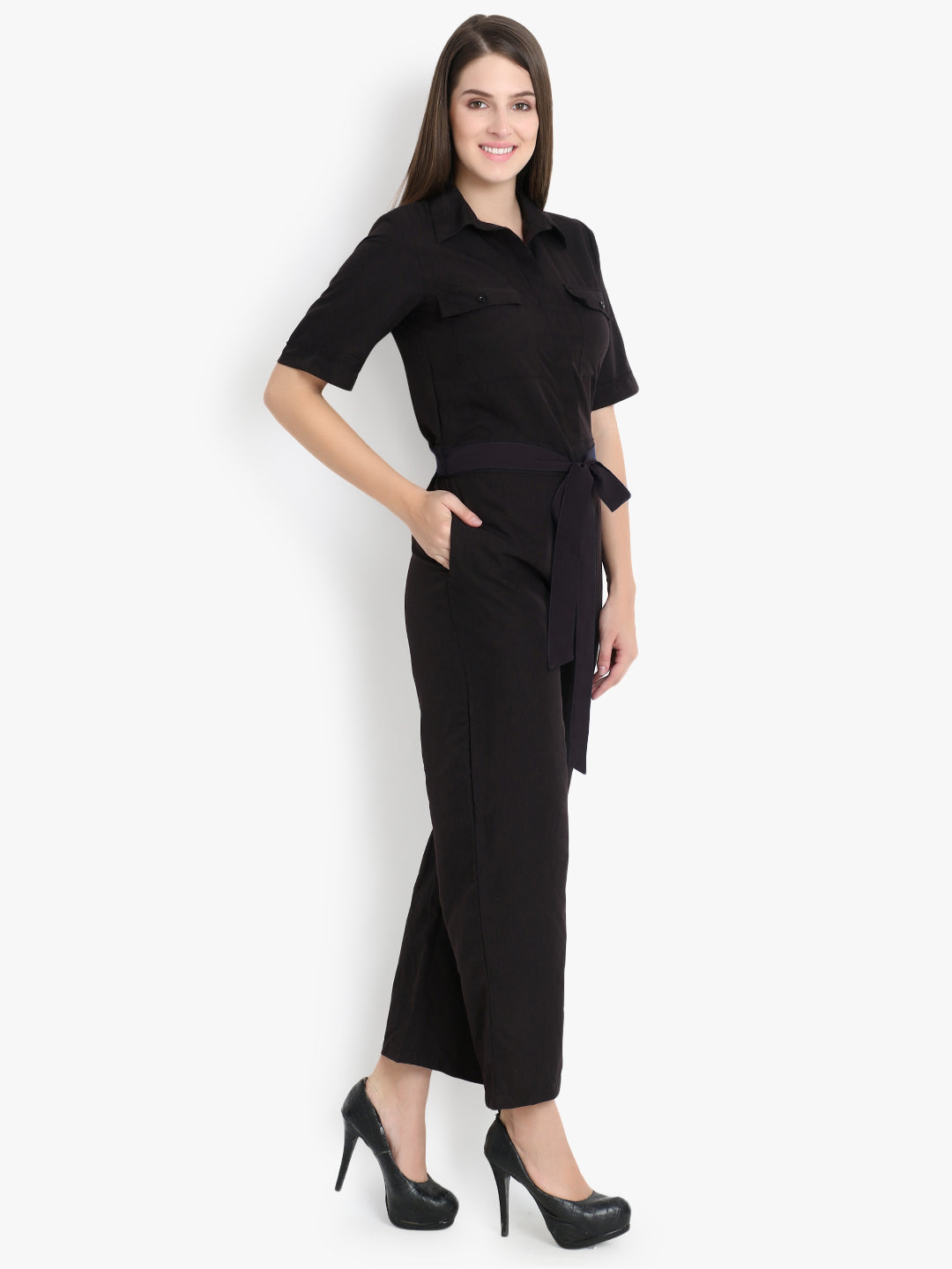 Black Color Jump Suit