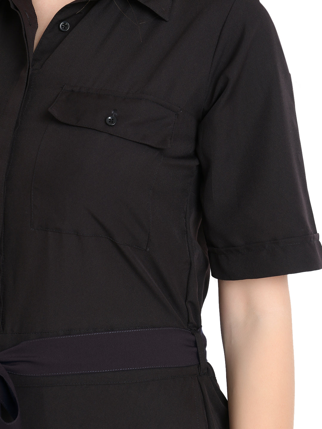 Black Color Jump Suit